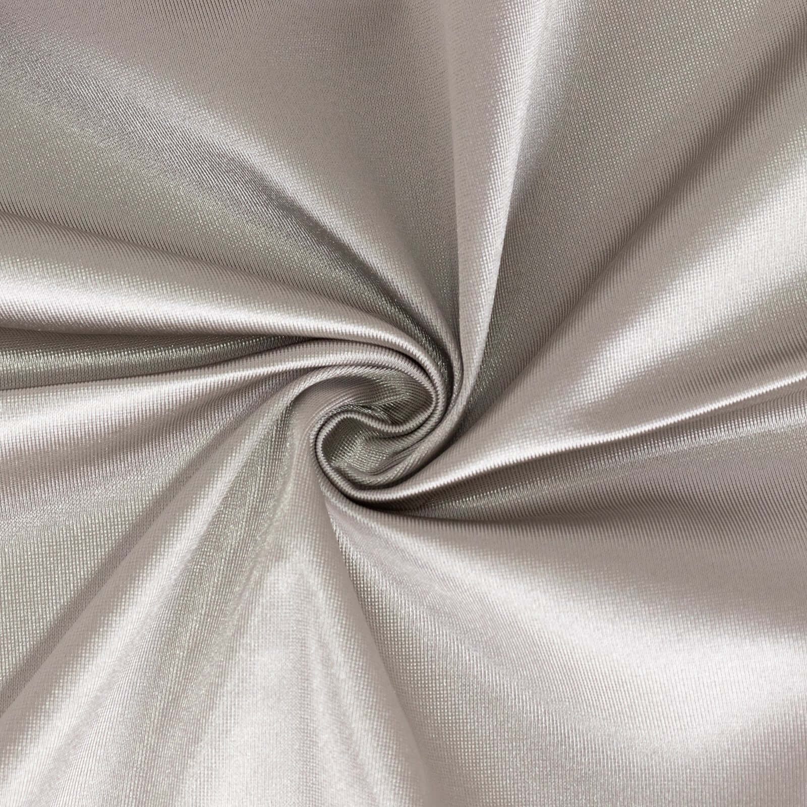 5 Pack Shimmer Silver Scuba Napkins – 17"x17" Wrinkle-Free & Stain-Resistant Cloth Table Napkins - Image 9