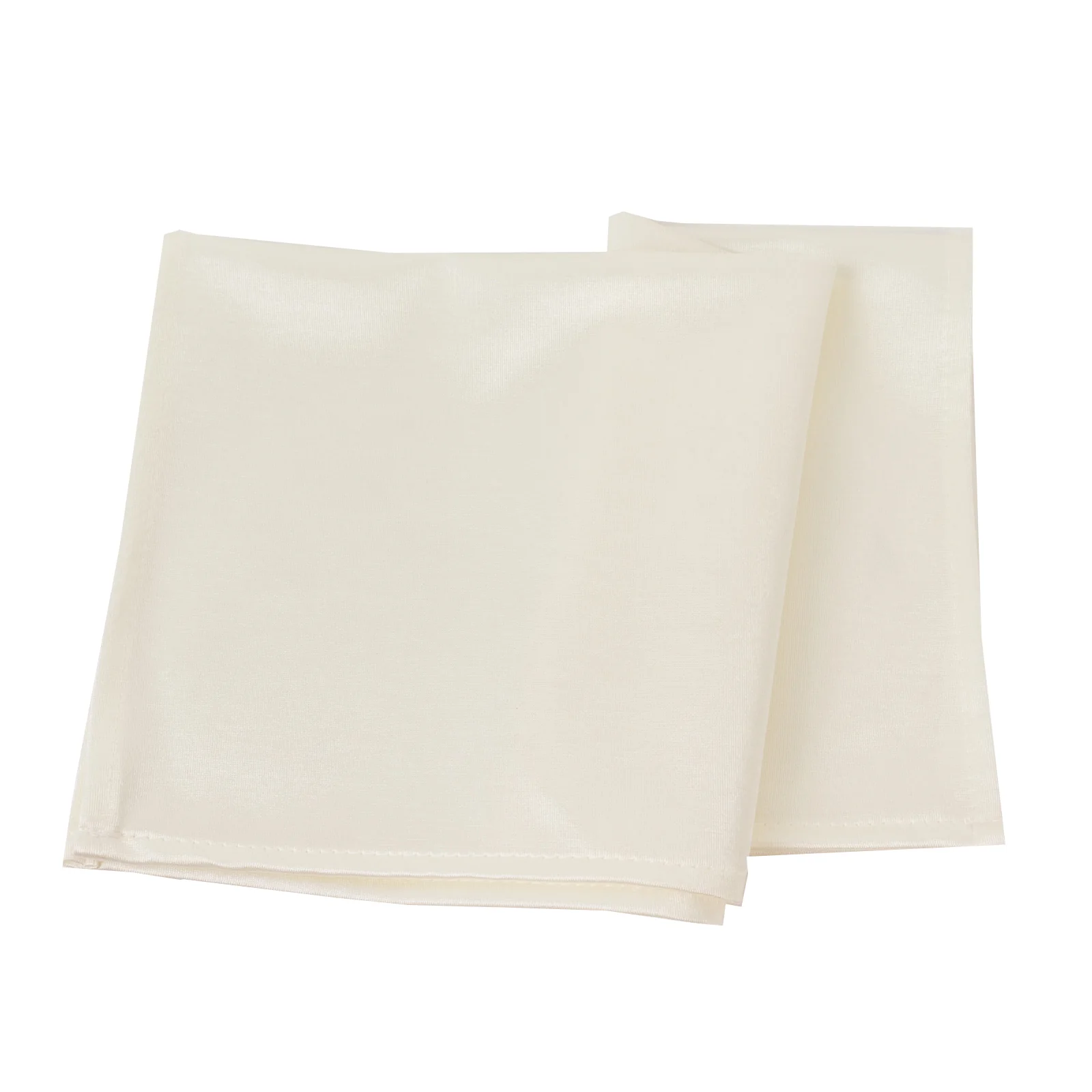 5 Pack Shimmer Pearl White Scuba Napkins – 17"x17" Wrinkle-Free & Stain-Resistant Cloth Table Napkins - Image 6