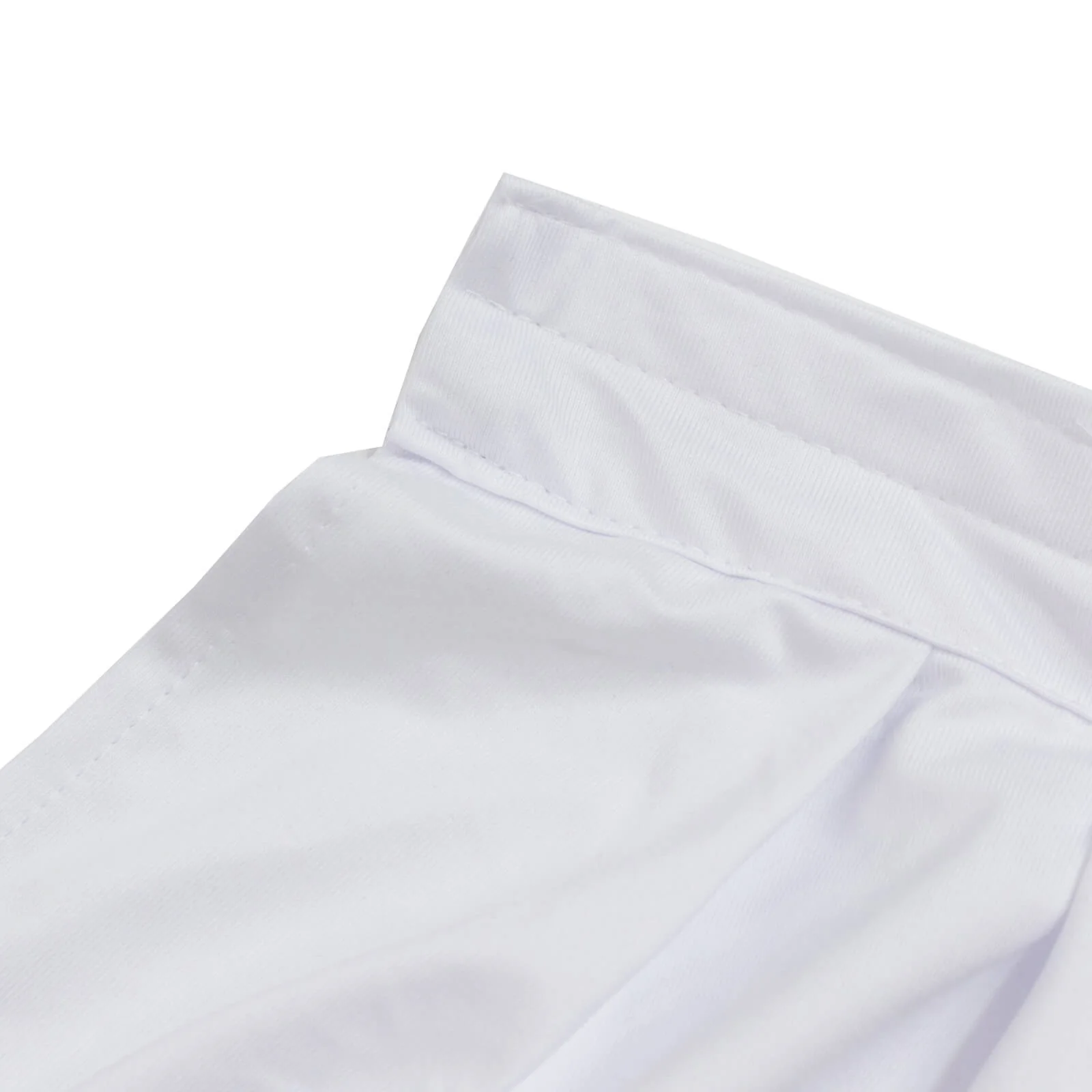 Portable Scuba Stage Skirt White Shirred Pleated Stage Cover for Wedding & Event Platforms - Wrinkle-Free, Stain Resistant - 48"x20ft - Image 6