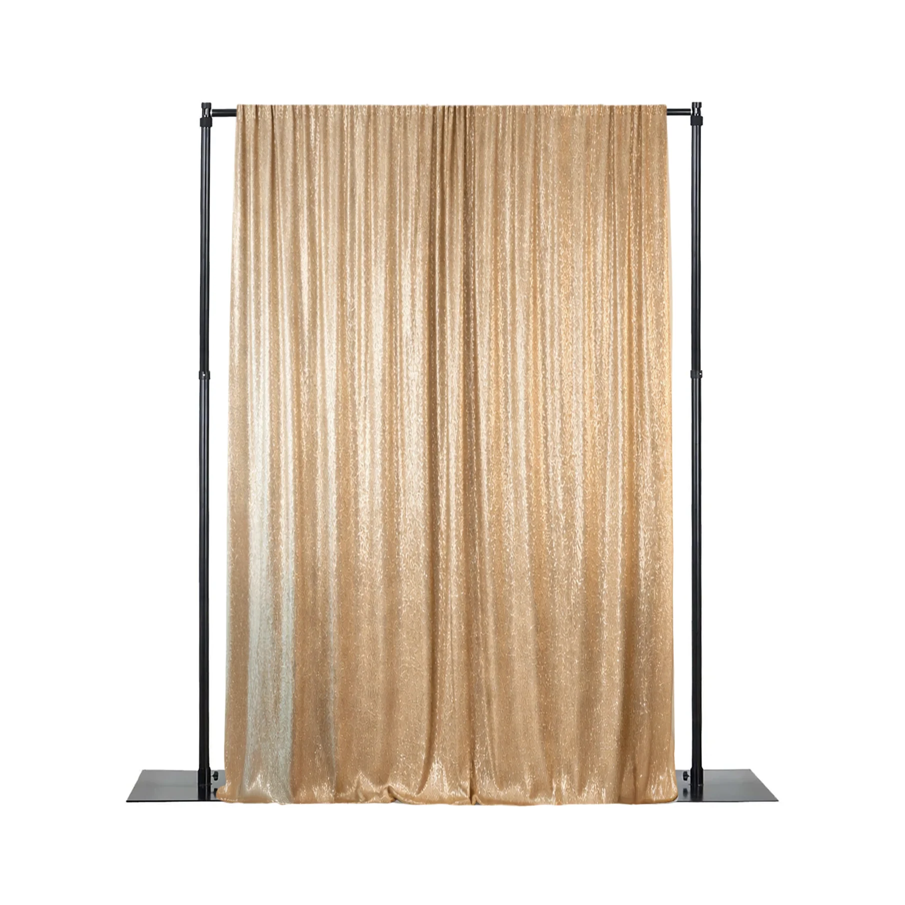 Gold Sequin Event Backdrop Curtain with Rod Pocket – Shimmering Drape Panel for Professional Displays & Photo Booths, 5ft x 12ft - Image 2