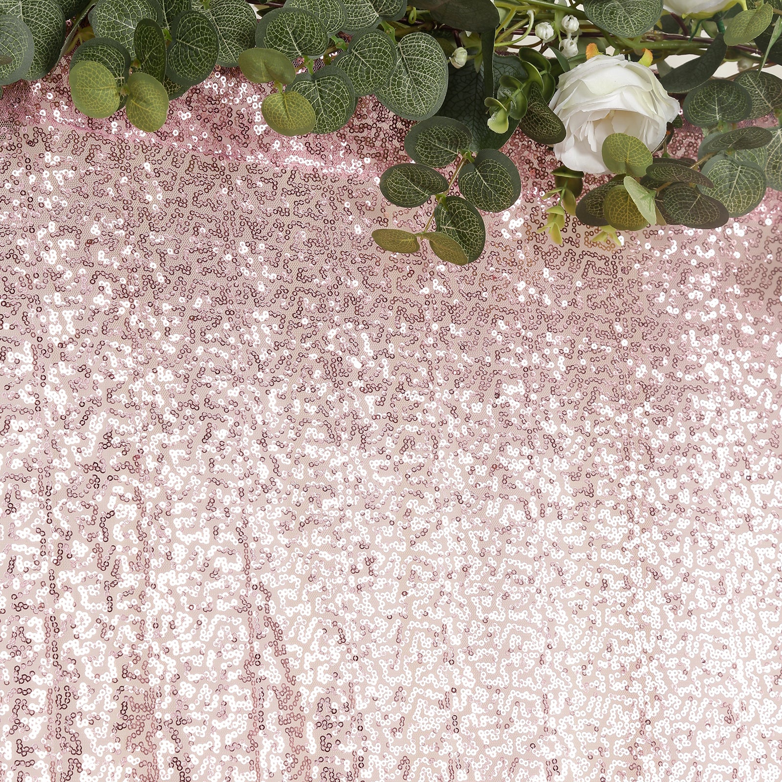 Pink Sequin Event Backdrop Curtain with Rod Pocket – Shimmering Drape Panel for Professional Displays & Photo Booths, 5ft x 12ft - Image 7