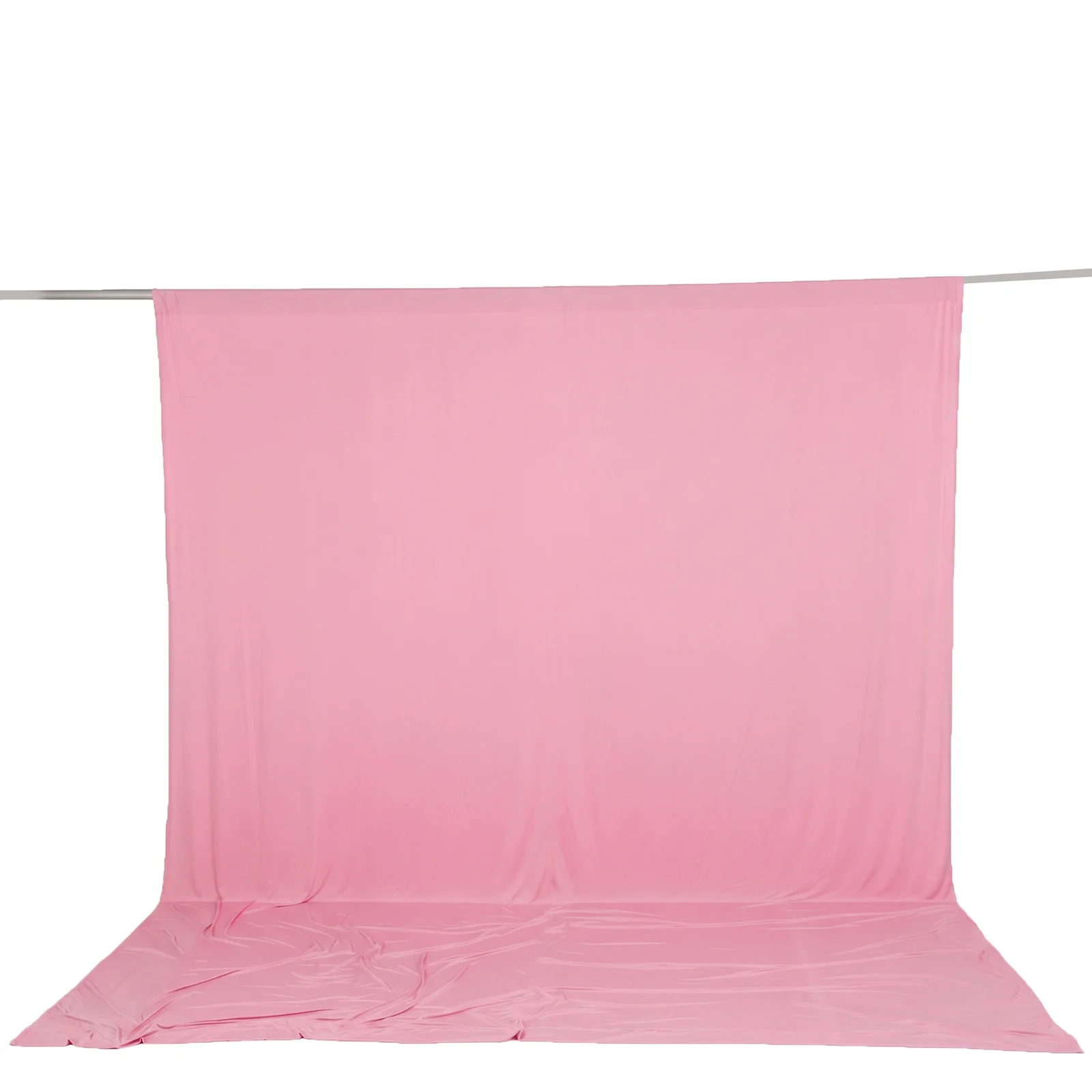 10ft x 12ft Spandex Backdrop Curtain Pink, 4-Way Stretch Wrinkle-Free Photo Booth Backdrop with Rod Pockets for Wedding & Events - Image 2