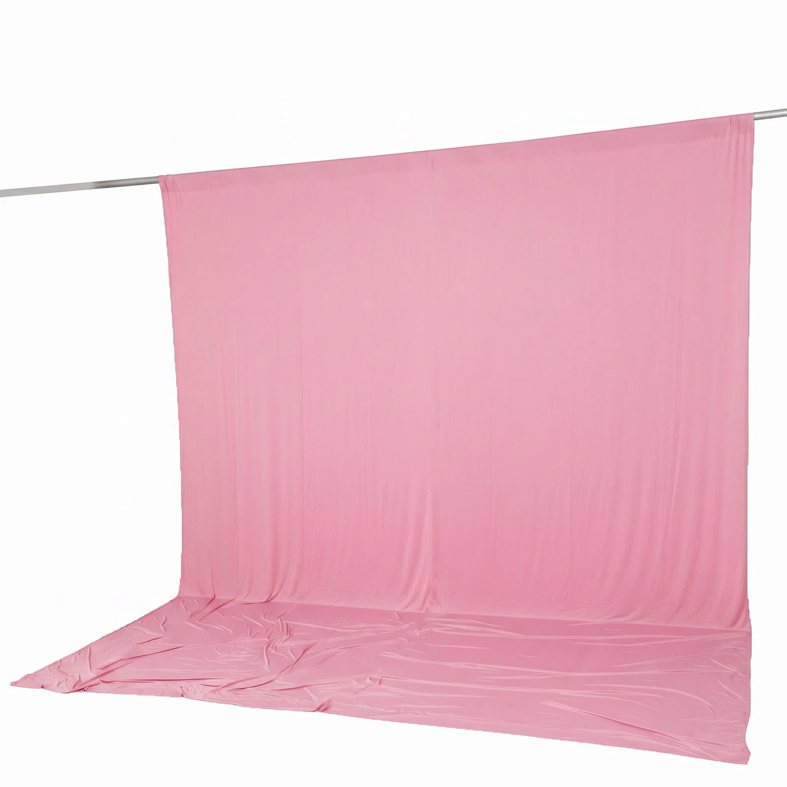 10ft x 12ft Spandex Backdrop Curtain Pink, 4-Way Stretch Wrinkle-Free Photo Booth Backdrop with Rod Pockets for Wedding & Events - Image 6