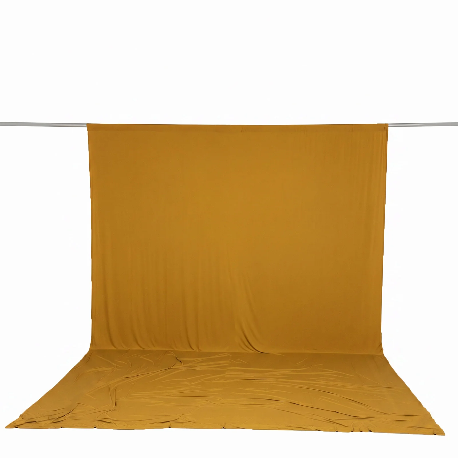 10ft x 14ft Spandex Backdrop Curtain Gold, 4-Way Stretch Wrinkle-Free Photo Booth Backdrop with Rod Pockets for Wedding & Events - Image 2