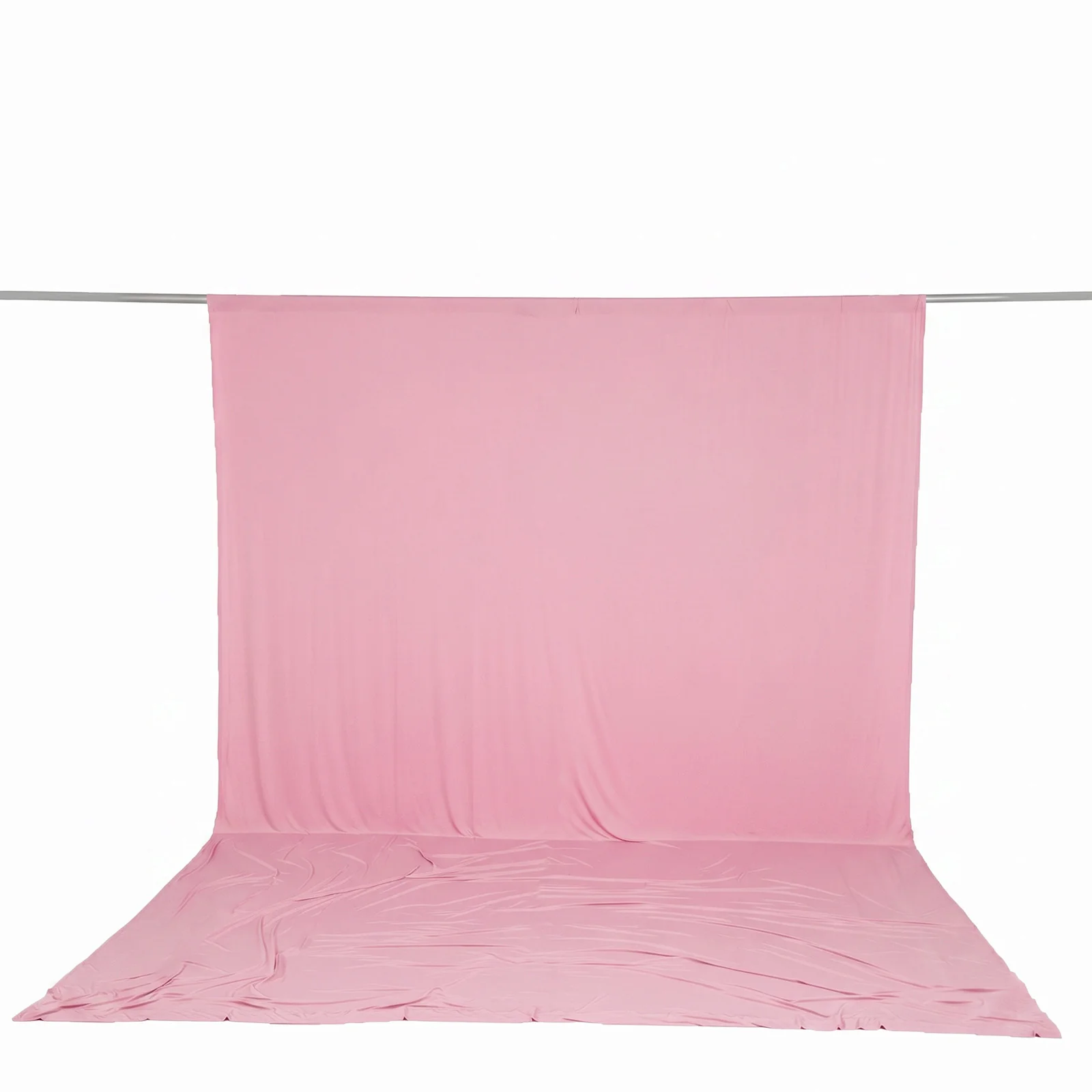 10ft x 14ft Spandex Backdrop Curtain Pink, 4-Way Stretch Wrinkle-Free Photo Booth Backdrop with Rod Pockets for Wedding & Events - Image 2