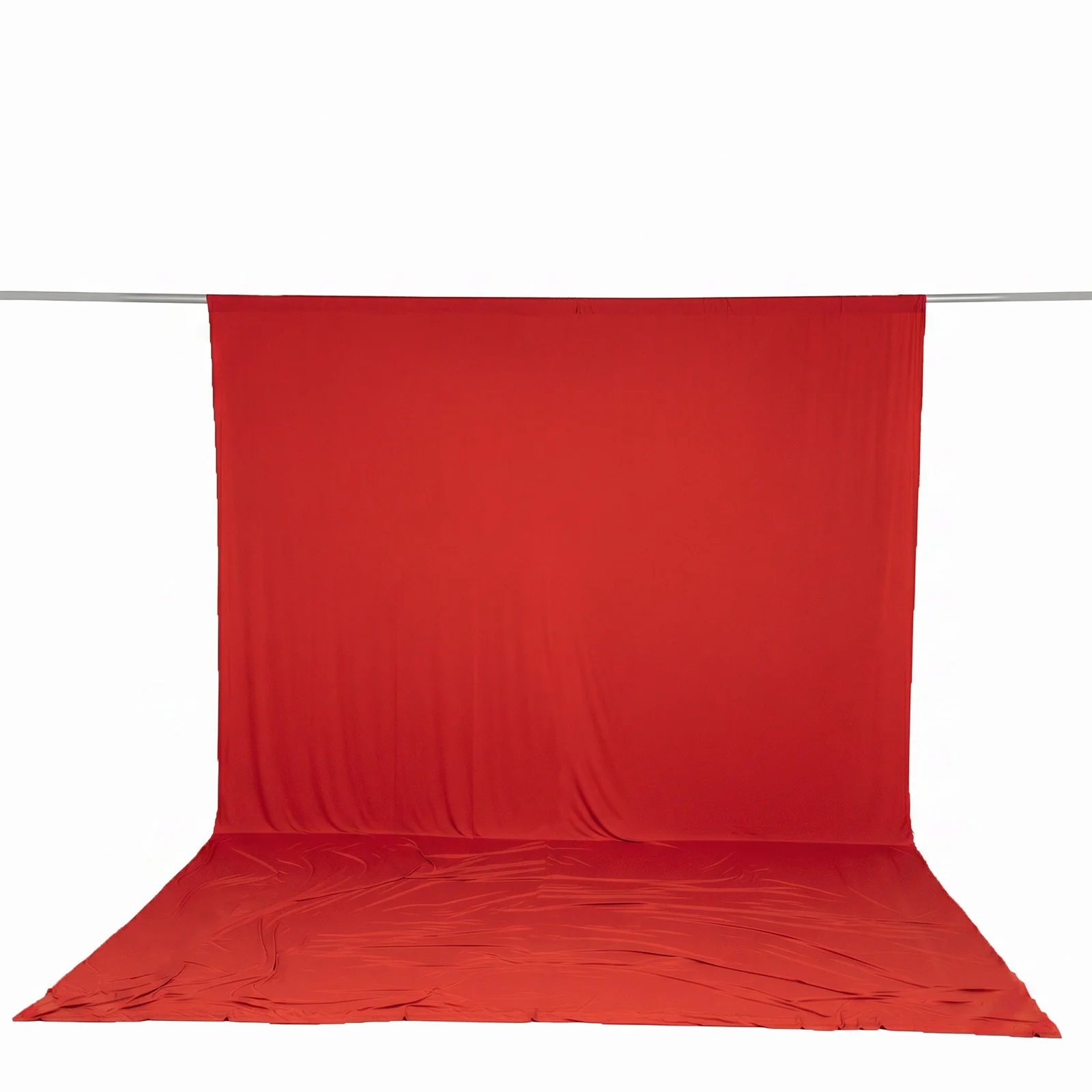 10ft x 14ft Spandex Backdrop Curtain Red, 4-Way Stretch Wrinkle-Free Photo Booth Backdrop with Rod Pockets for Wedding & Events - Image 2