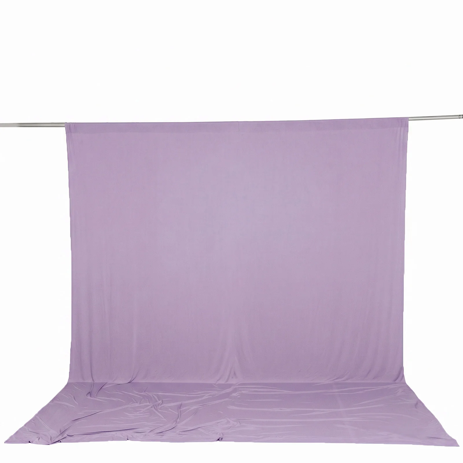 10ft x 12ft Spandex Backdrop Curtain Lavender Lilac, 4-Way Stretch Wrinkle-Free Photo Booth Backdrop with Rod Pockets for Wedding & Events - Image 2
