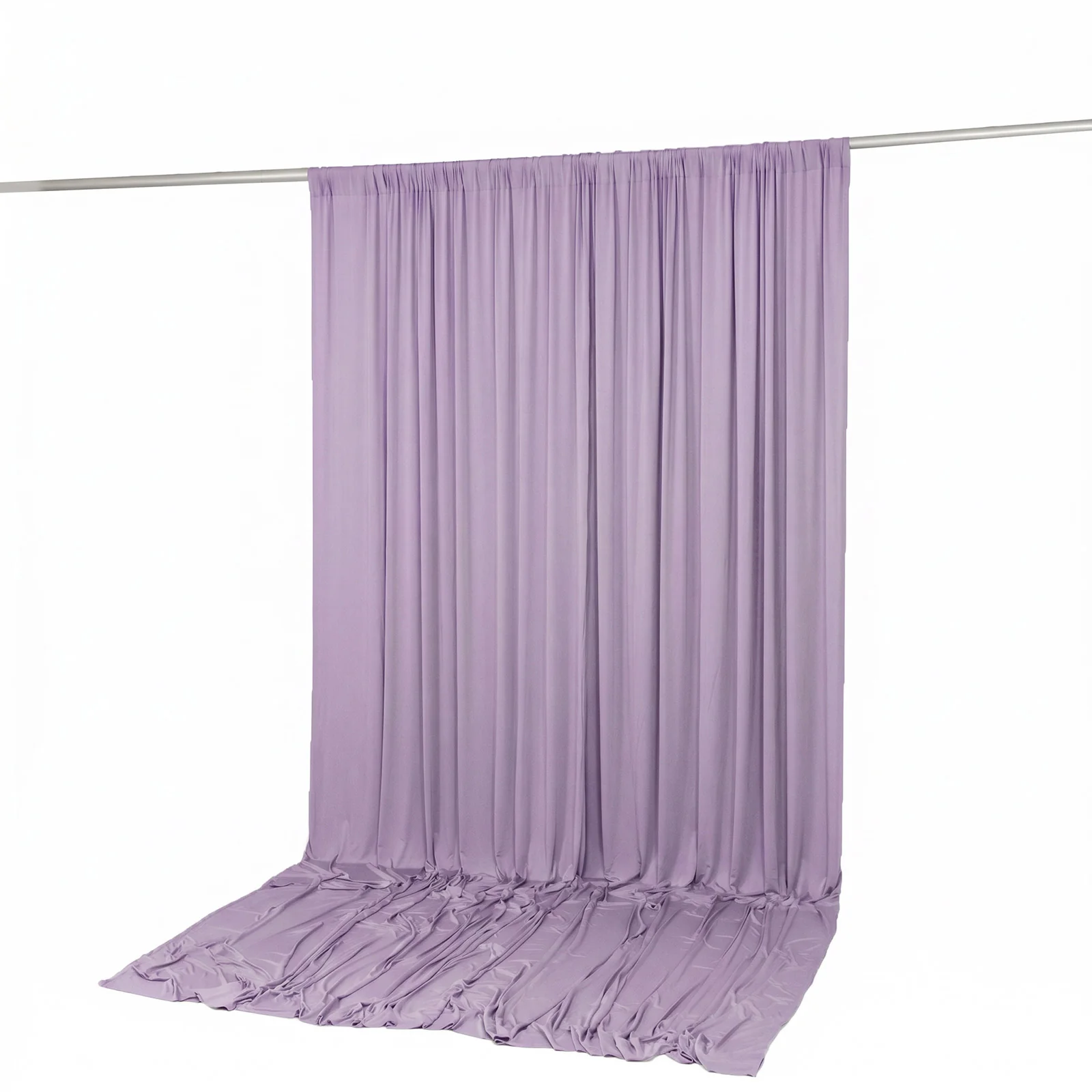10ft x 12ft Spandex Backdrop Curtain Lavender Lilac, 4-Way Stretch Wrinkle-Free Photo Booth Backdrop with Rod Pockets for Wedding & Events - Image 5