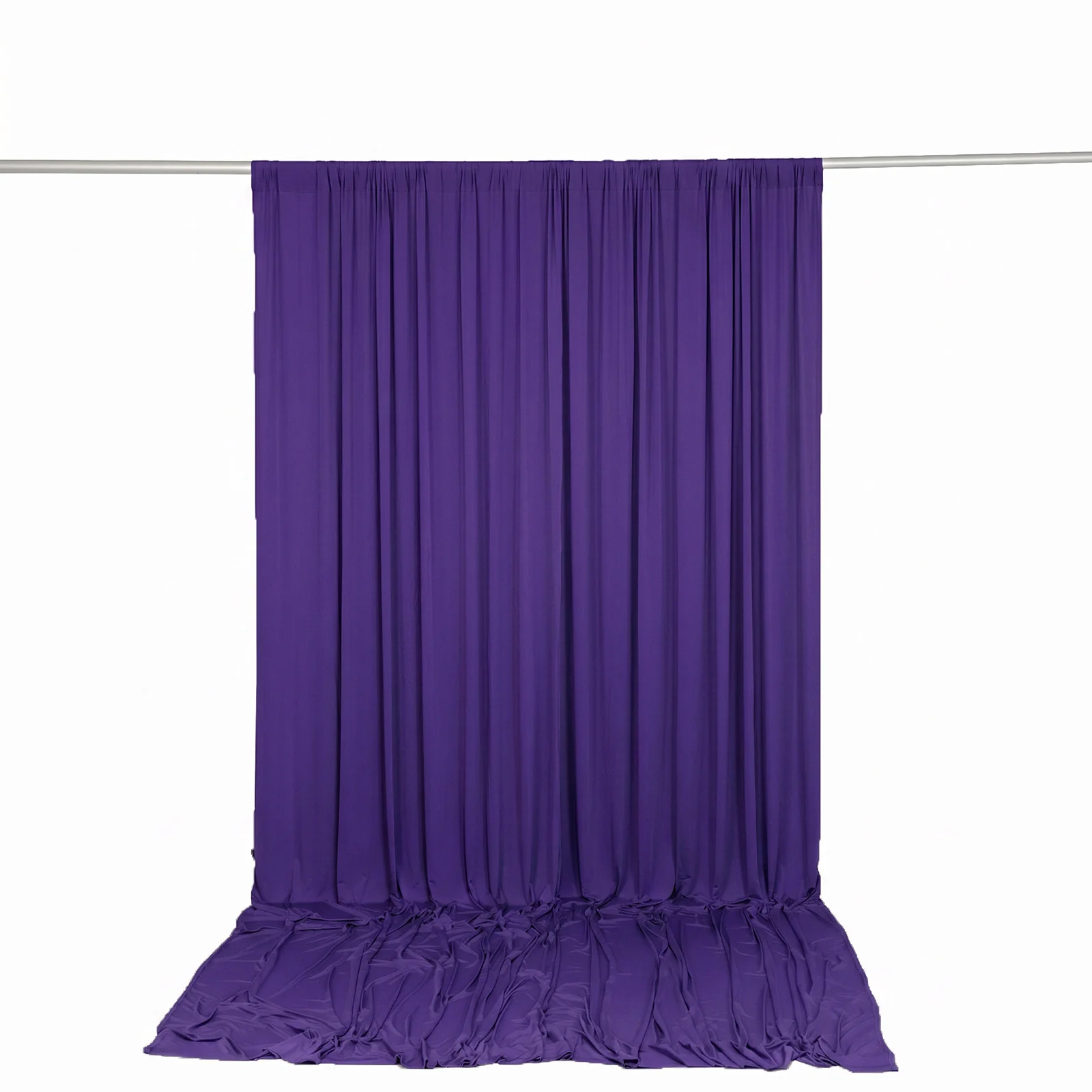 10ft x 12ft Spandex Backdrop Curtain Purple, 4-Way Stretch Wrinkle-Free Photo Booth Backdrop with Rod Pockets for Wedding & Events - Image 4