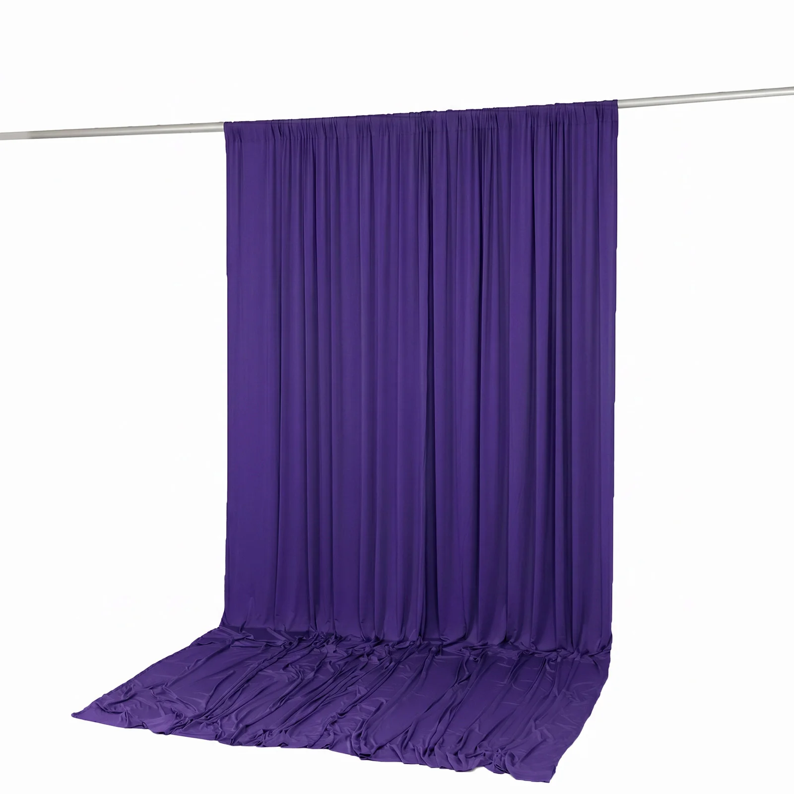 10ft x 12ft Spandex Backdrop Curtain Purple, 4-Way Stretch Wrinkle-Free Photo Booth Backdrop with Rod Pockets for Wedding & Events - Image 5
