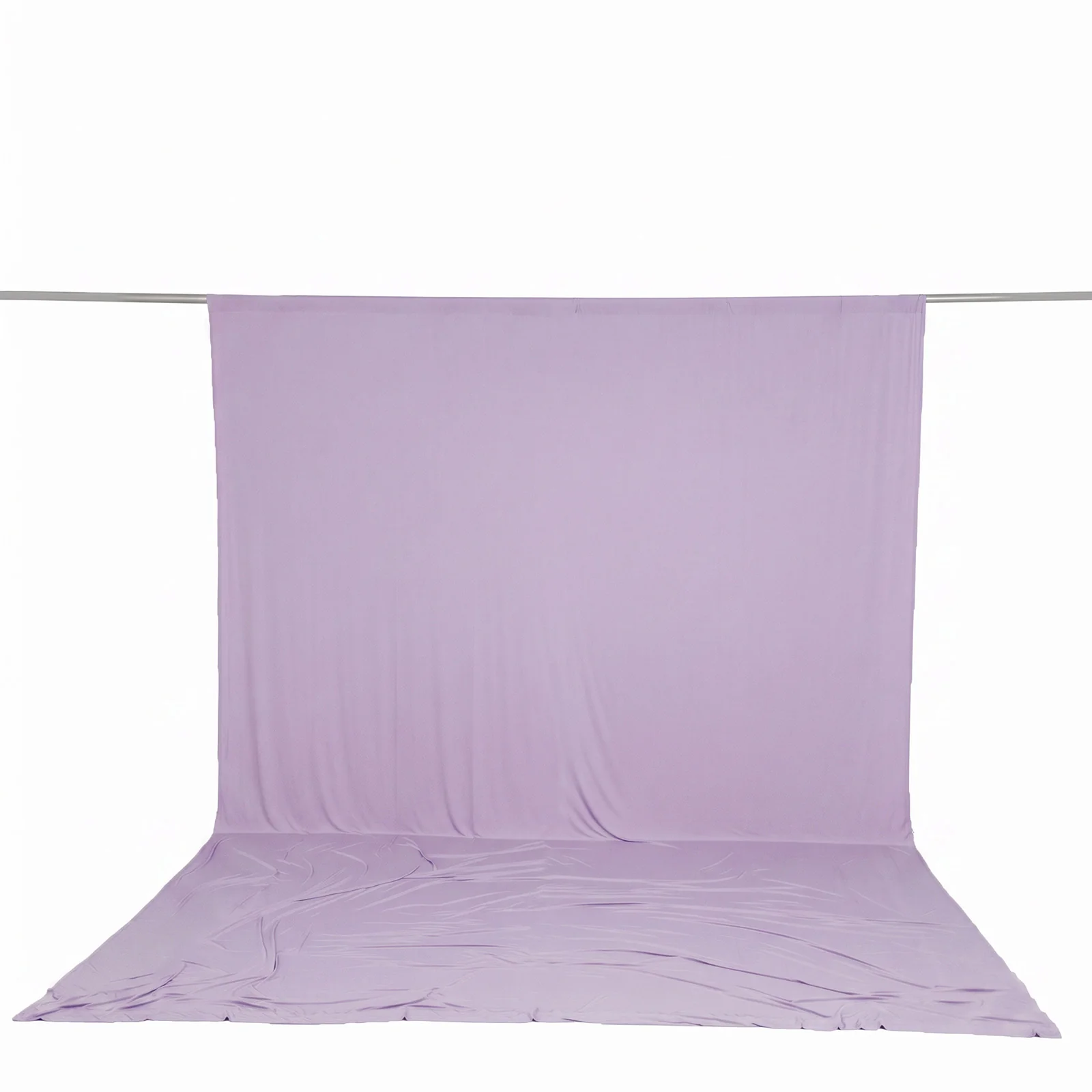 10ft x 14ft Spandex Backdrop Curtain Lavender Lilac, 4-Way Stretch Wrinkle-Free Photo Booth Backdrop with Rod Pockets for Wedding & Events - Image 2