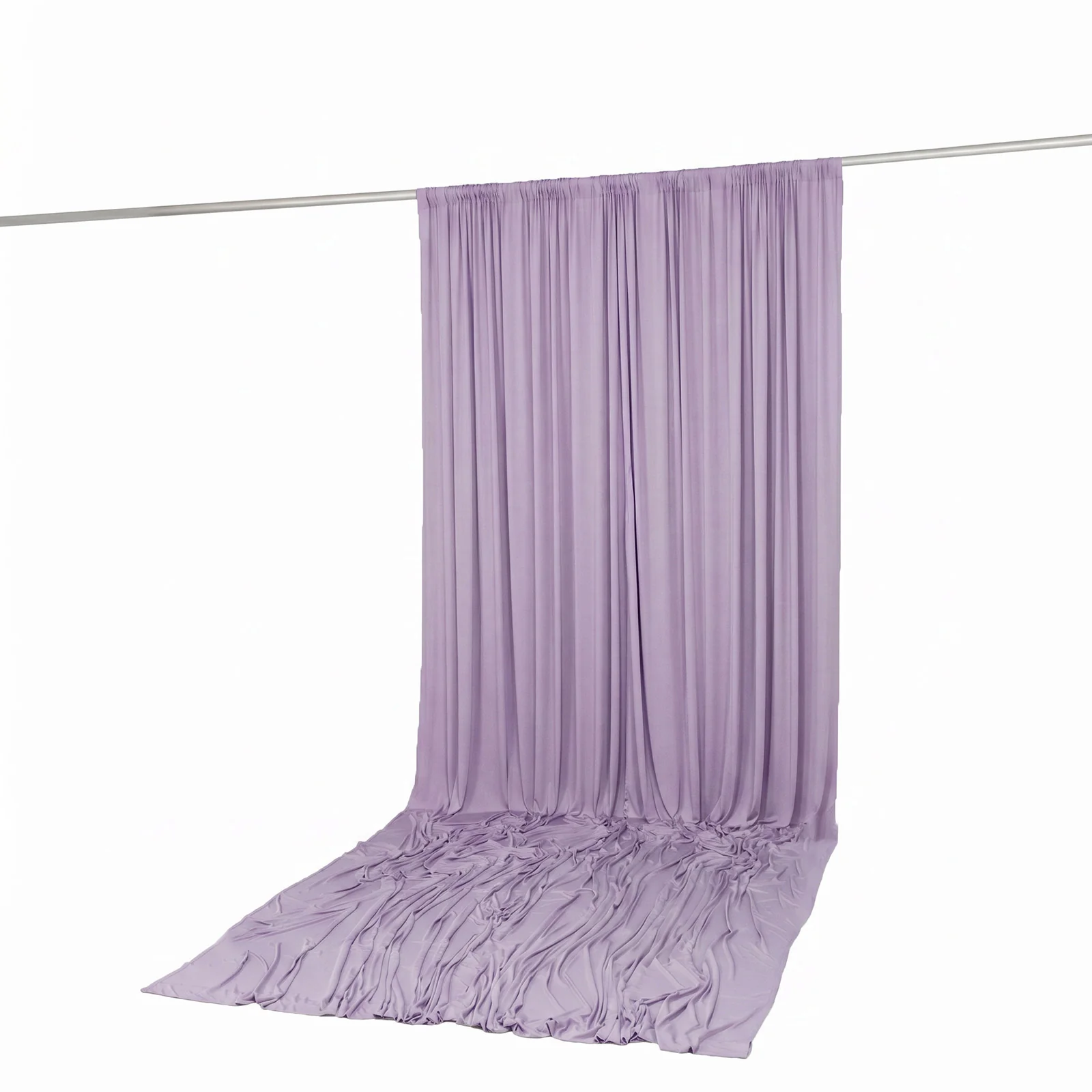 10ft x 14ft Spandex Backdrop Curtain Lavender Lilac, 4-Way Stretch Wrinkle-Free Photo Booth Backdrop with Rod Pockets for Wedding & Events - Image 5