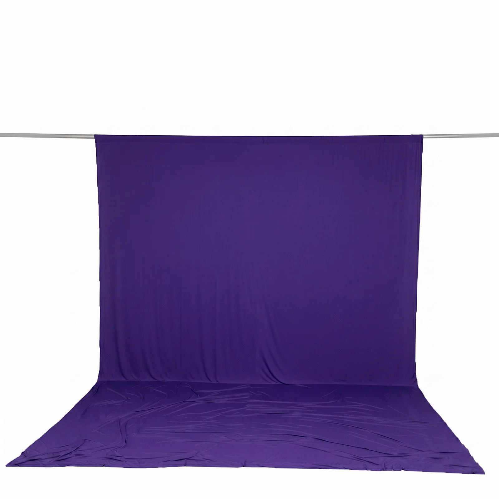 10ft x 14ft Spandex Backdrop Curtain Purple, 4-Way Stretch Wrinkle-Free Photo Booth Backdrop with Rod Pockets for Wedding & Events - Image 2
