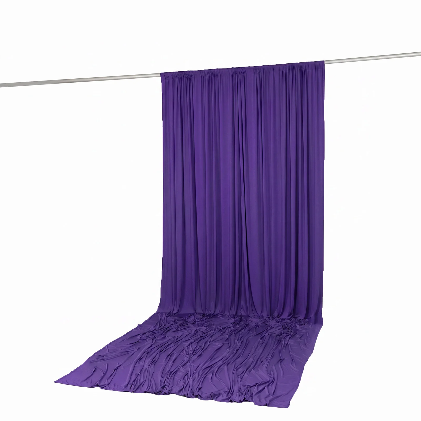 10ft x 14ft Spandex Backdrop Curtain Purple, 4-Way Stretch Wrinkle-Free Photo Booth Backdrop with Rod Pockets for Wedding & Events - Image 5