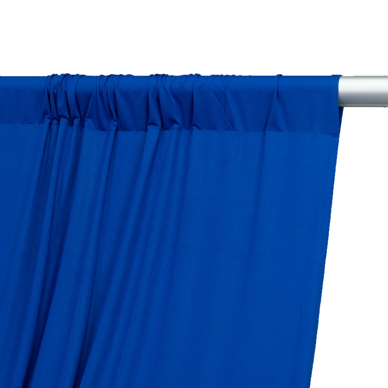 Royal Blue 4-Way Stretch Spandex Event Curtain Drapes, Wrinkle-Free Backdrop Panel with Rod Pockets - 5ft x 20ft - Image 8