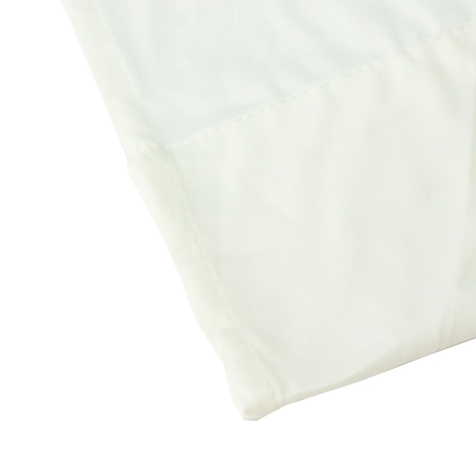 Ivory Spandex Ceiling Drape Panel, 5ft x 32ft — Wrinkle-Free 4-Way Stretch Fabric, Extra-Long Curtain for Event Ceiling or Backdrop Décor - Image 8