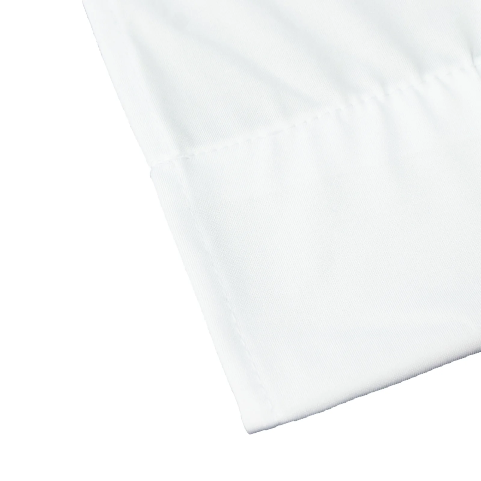 White Spandex Ceiling Drape Panel, 5ft x 32ft — Wrinkle-Free 4-Way Stretch Fabric, Extra-Long Curtain for Event Ceiling or Backdrop Décor - Image 8