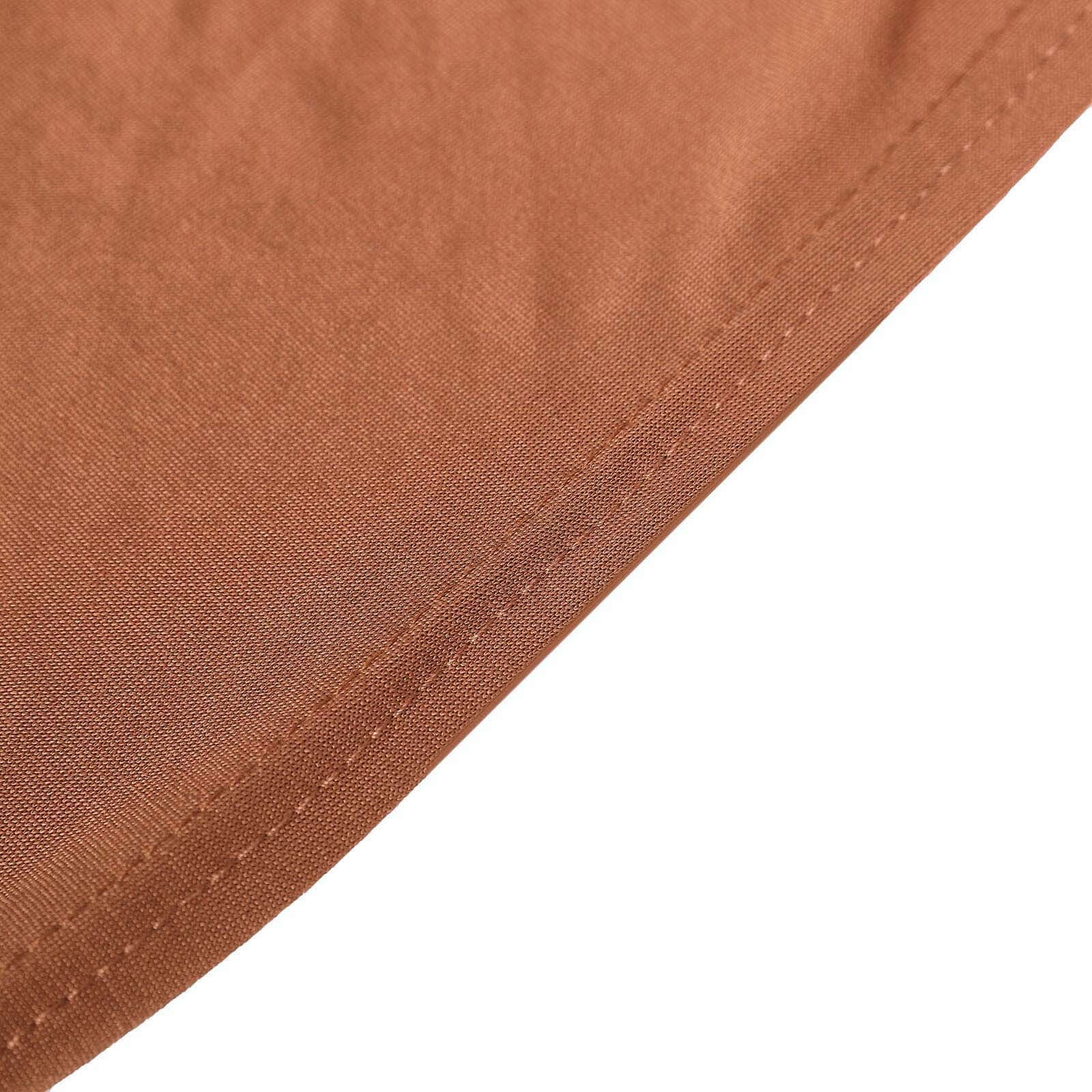 Spandex Chair Cover for Banquet Chairs Terracotta (Rust) - Stretch 160GSM Fabric with Slip-On Slipcover - Image 10