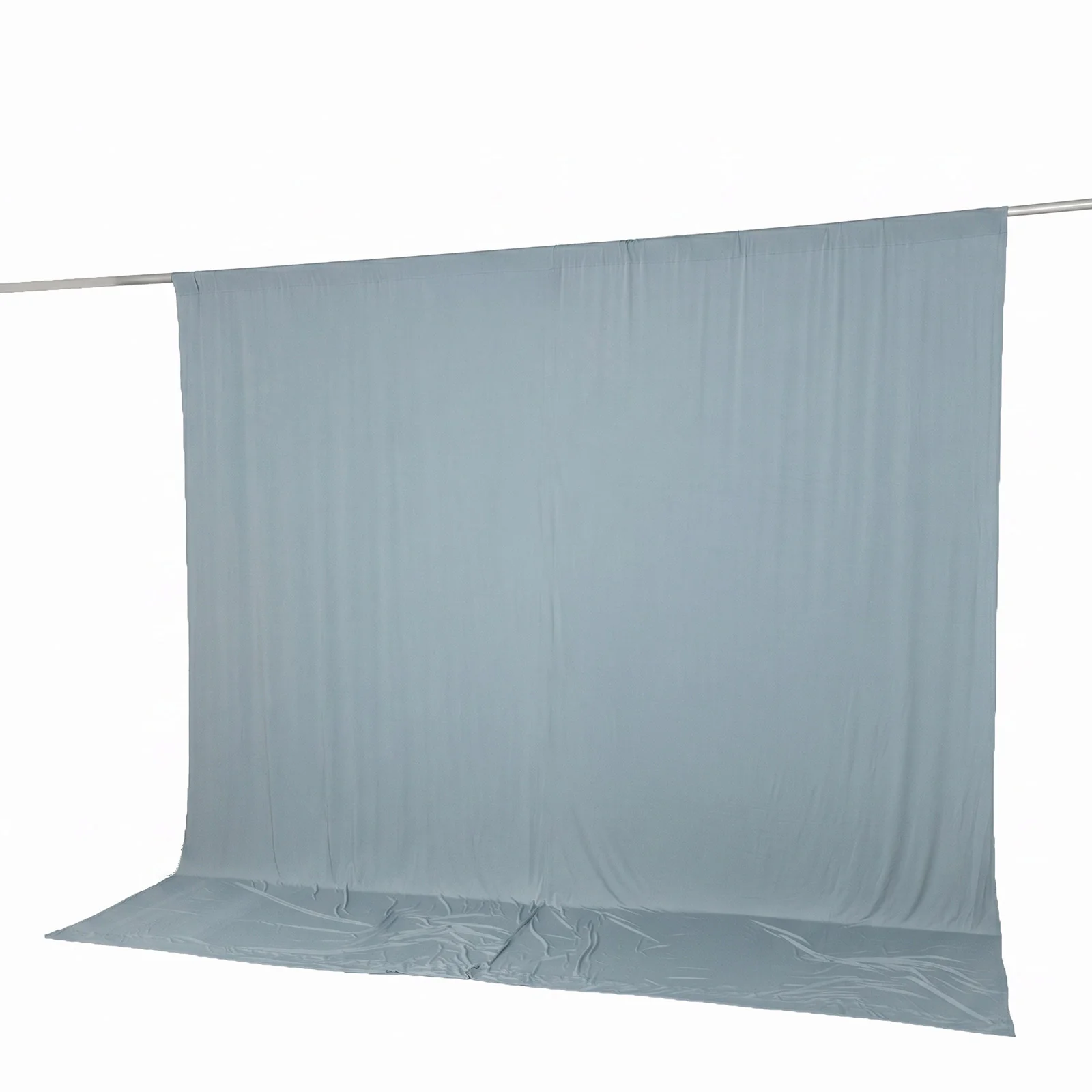 10ft x 10ft Spandex Backdrop Curtain Dusty Blue, 4-Way Stretch Wrinkle-Free Photo Booth Backdrop with Rod Pockets for Wedding & Events - Image 8