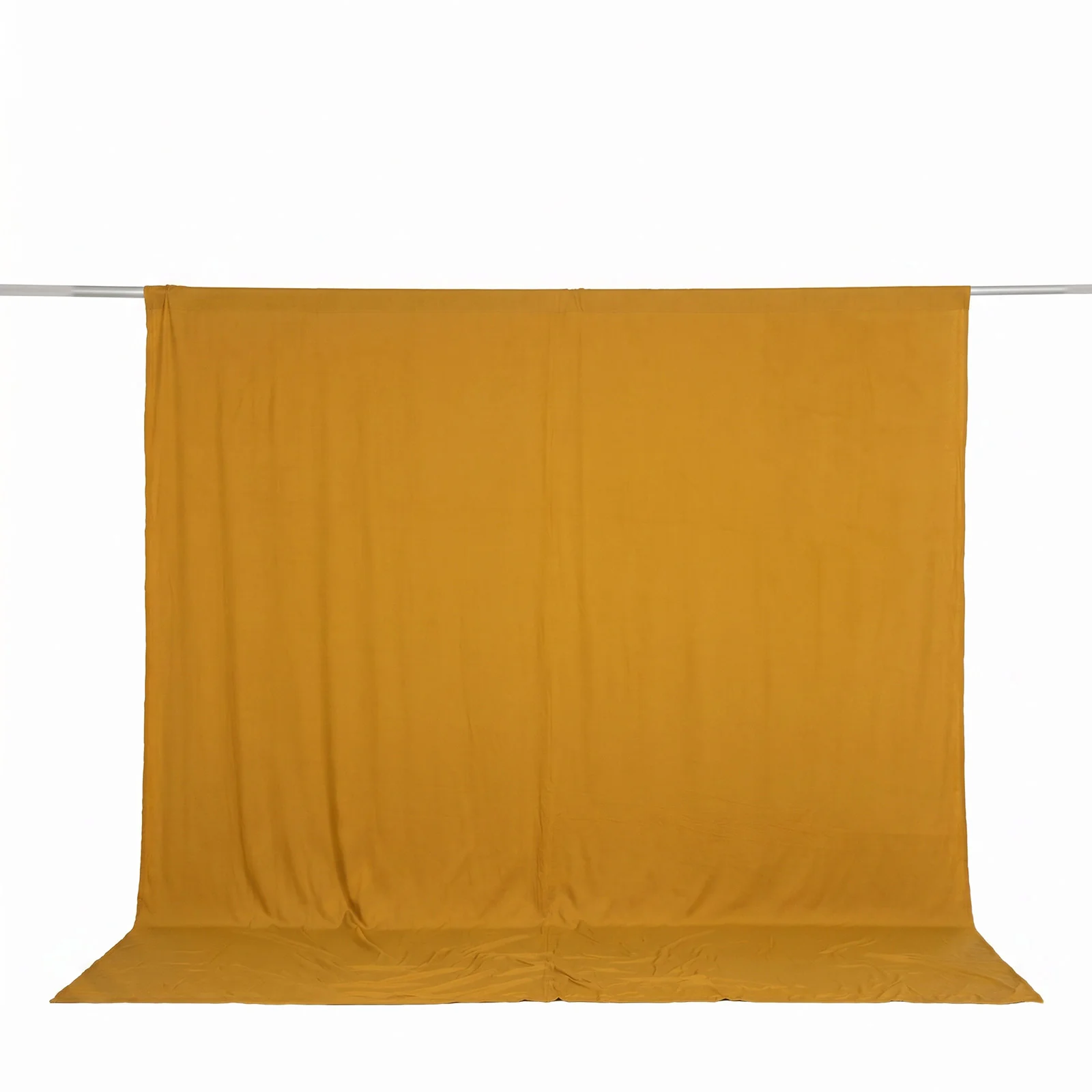 10ft x 10ft Spandex Backdrop Curtain Gold, 4-Way Stretch Wrinkle-Free Photo Booth Backdrop with Rod Pockets for Wedding & Events - Image 2