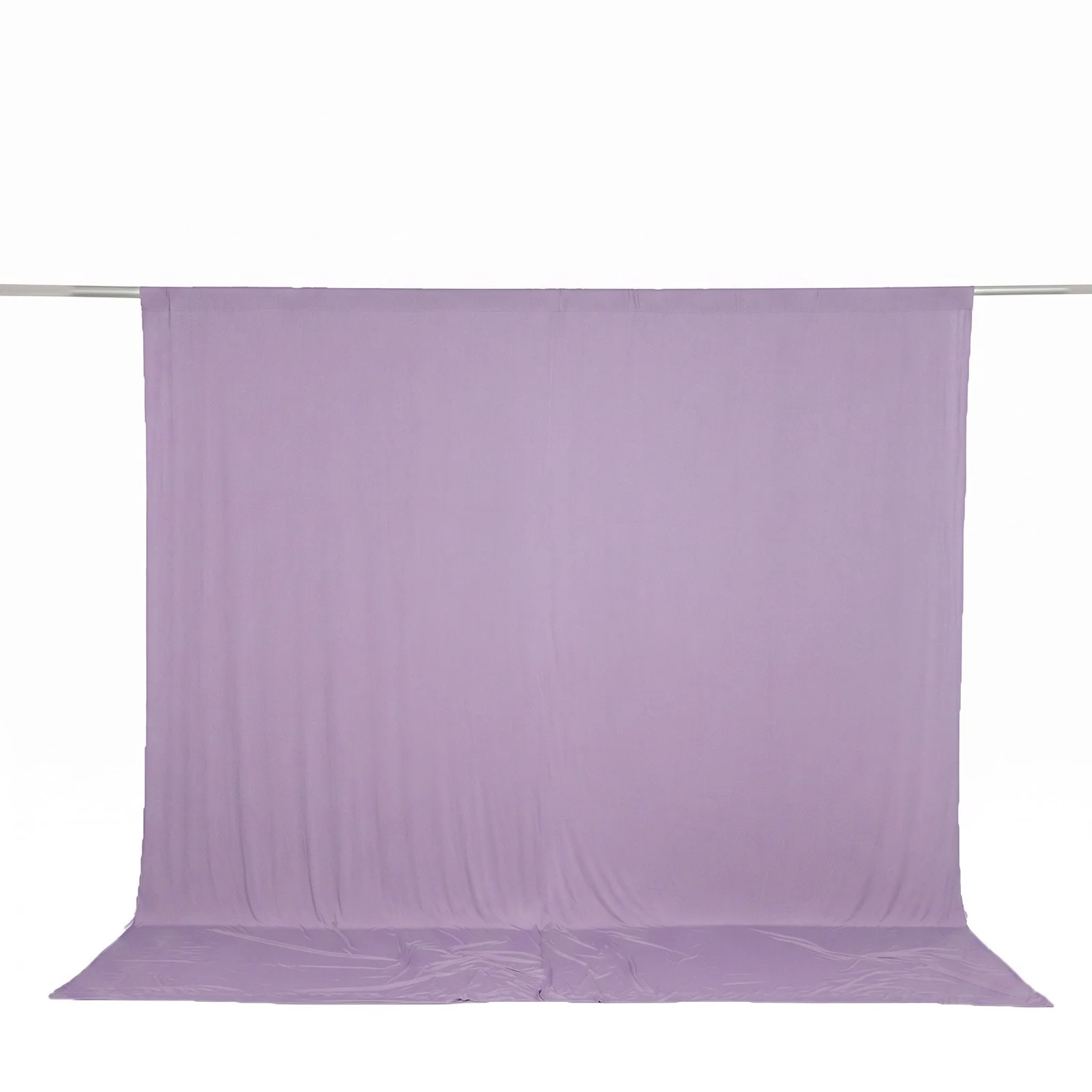 10ft x 10ft Spandex Backdrop Curtain Lavender Lilac, 4-Way Stretch Wrinkle-Free Photo Booth Backdrop with Rod Pockets for Wedding & Events - Image 2