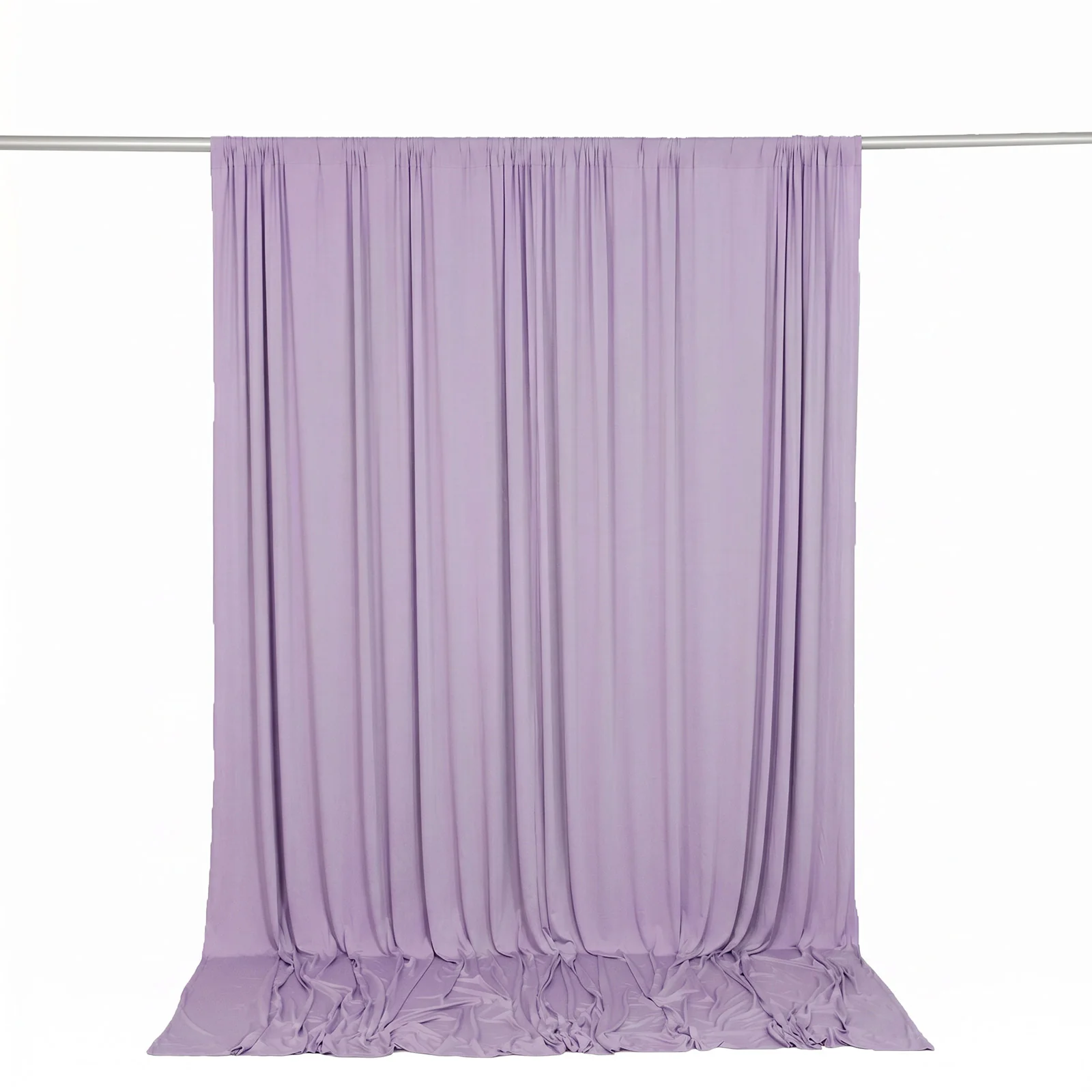 10ft x 10ft Spandex Backdrop Curtain Lavender Lilac, 4-Way Stretch Wrinkle-Free Photo Booth Backdrop with Rod Pockets for Wedding & Events - Image 6