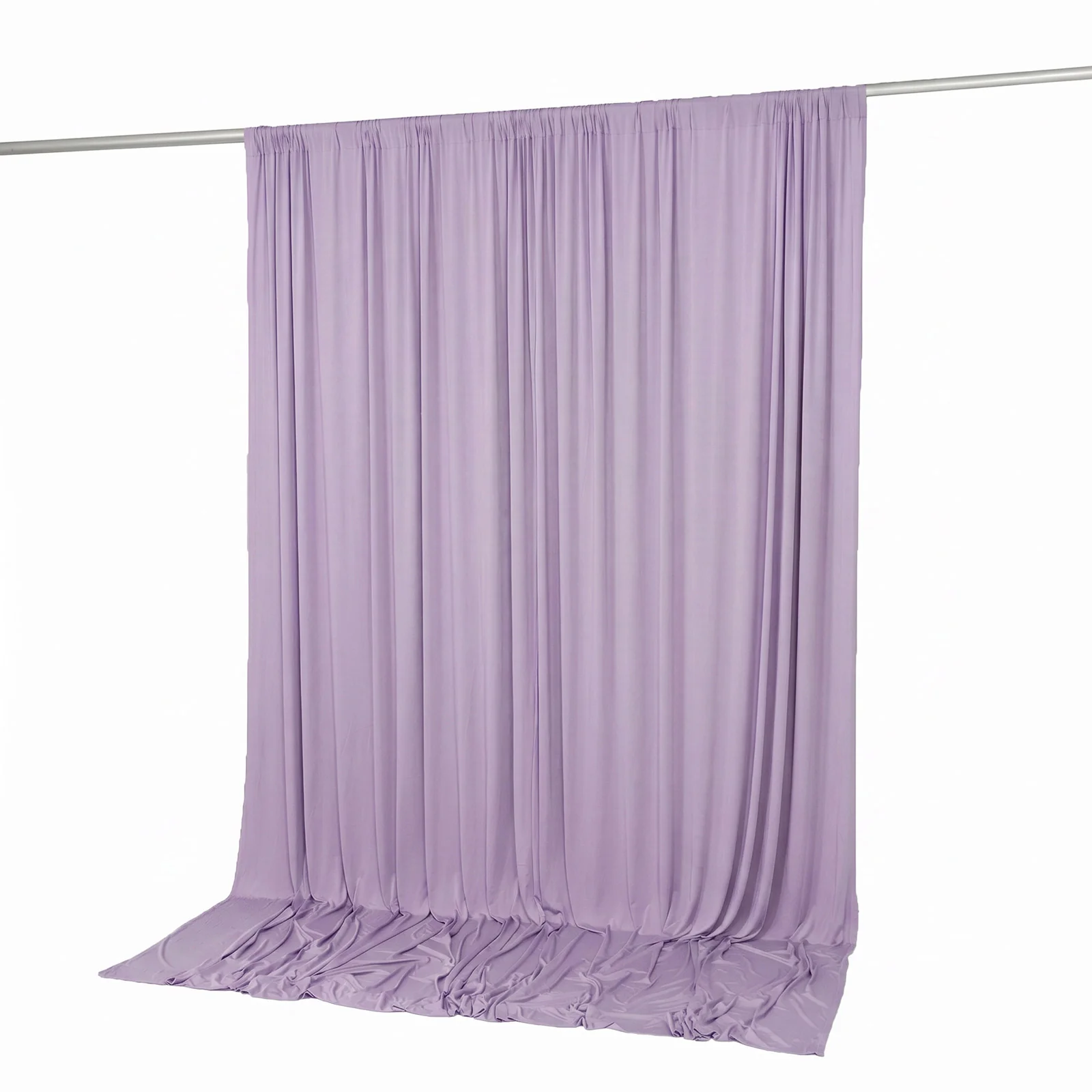 10ft x 10ft Spandex Backdrop Curtain Lavender Lilac, 4-Way Stretch Wrinkle-Free Photo Booth Backdrop with Rod Pockets for Wedding & Events - Image 7