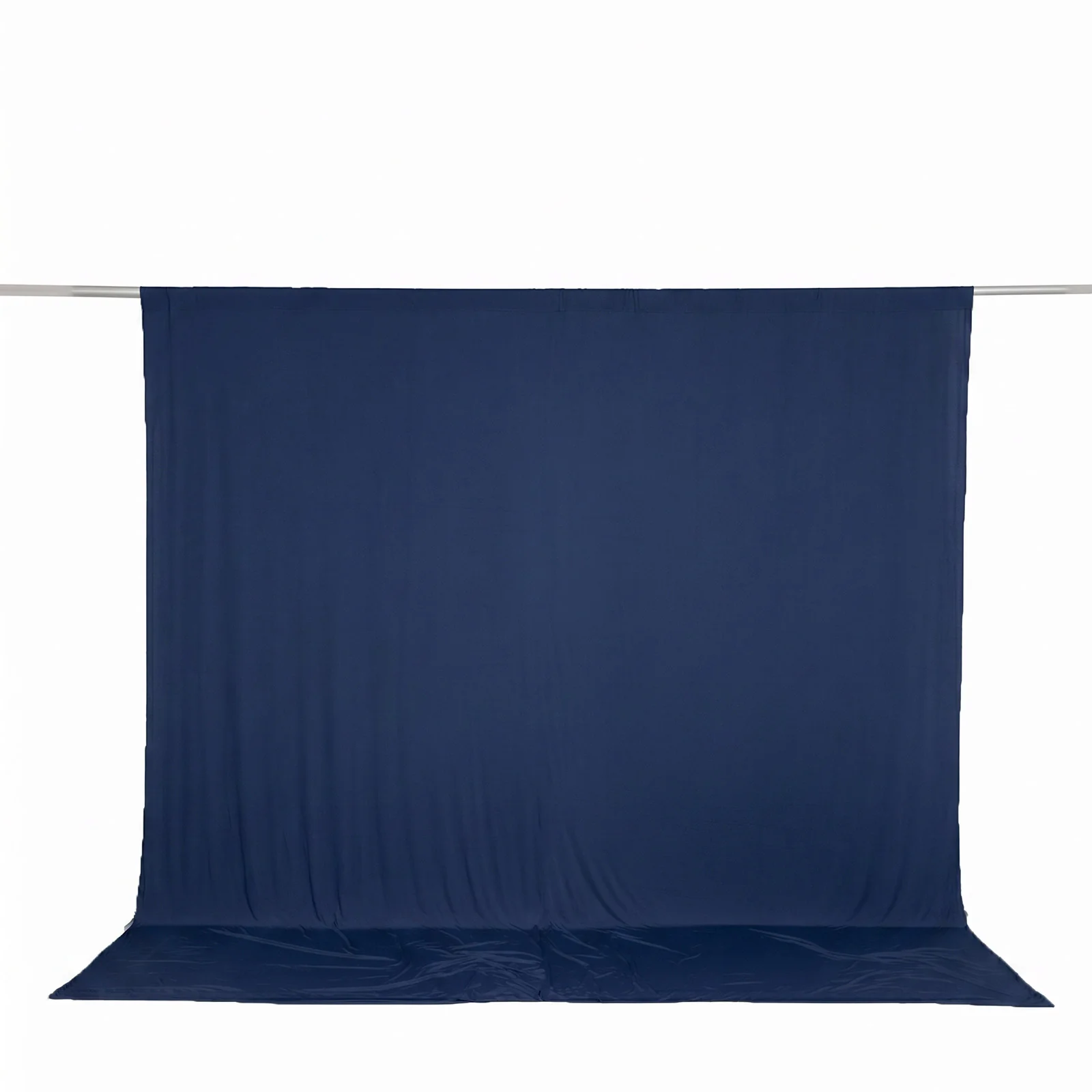 10ft x 10ft Spandex Backdrop Curtain Navy Blue, 4-Way Stretch Wrinkle-Free Photo Booth Backdrop with Rod Pockets for Wedding & Events - Image 2