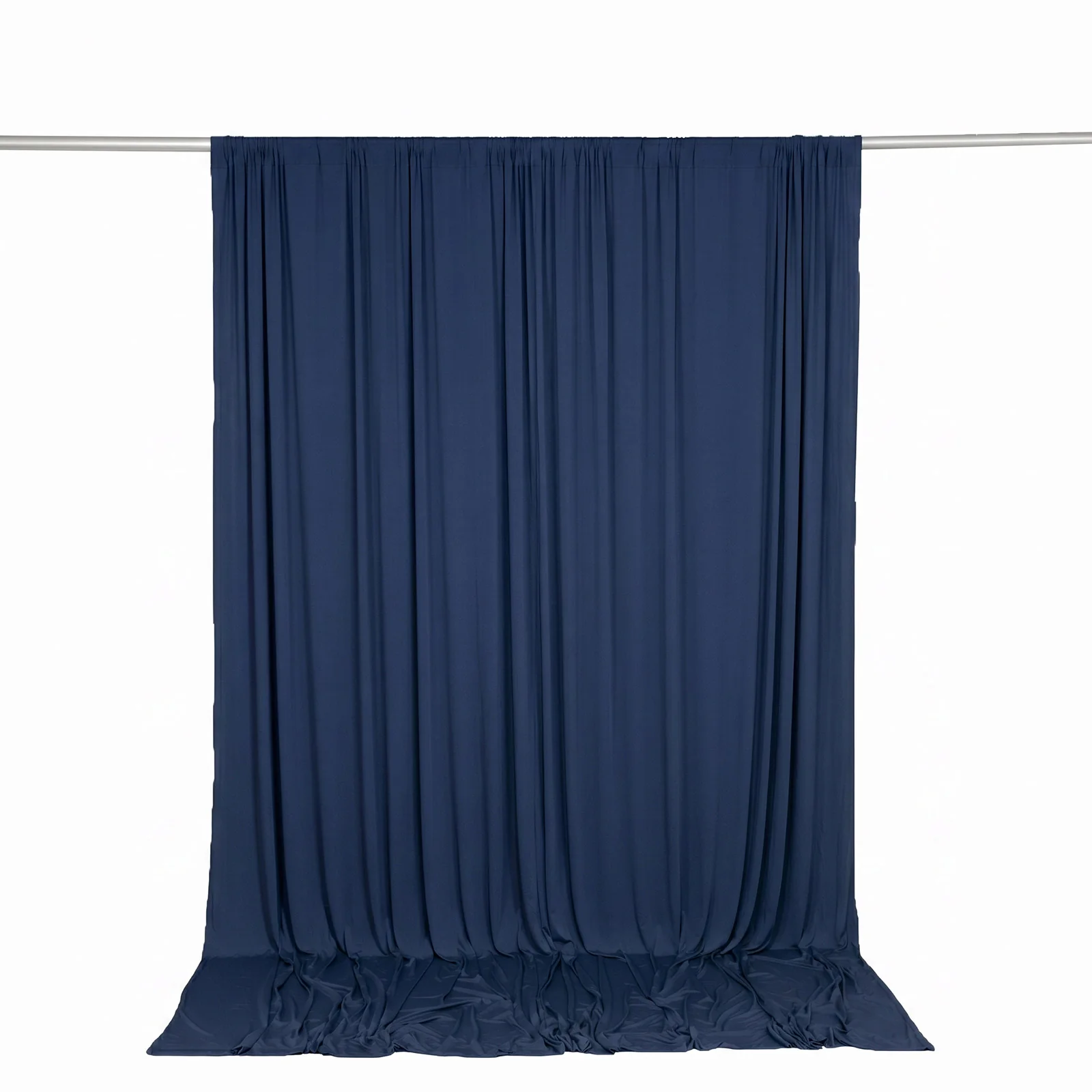 10ft x 10ft Spandex Backdrop Curtain Navy Blue, 4-Way Stretch Wrinkle-Free Photo Booth Backdrop with Rod Pockets for Wedding & Events - Image 6