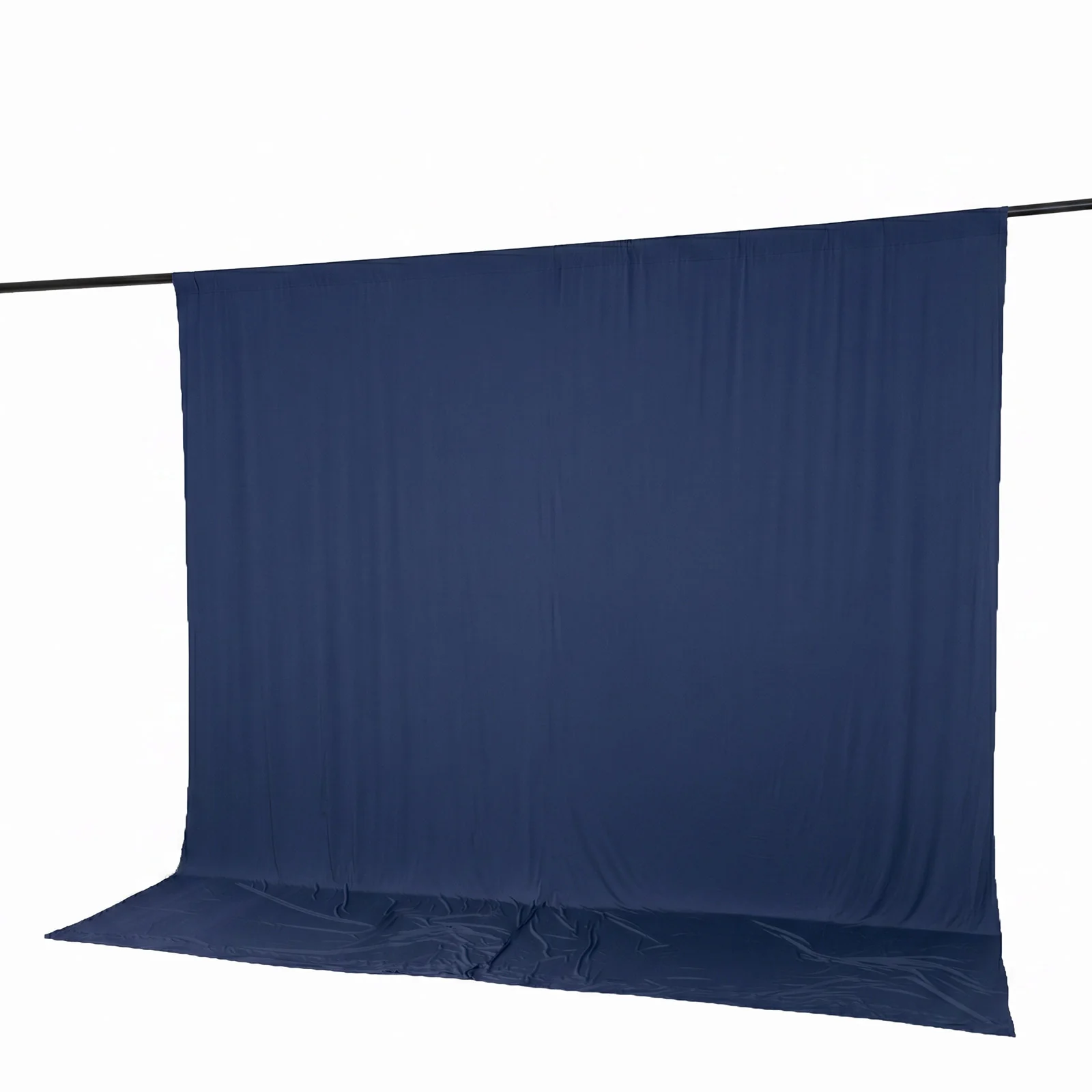 10ft x 10ft Spandex Backdrop Curtain Navy Blue, 4-Way Stretch Wrinkle-Free Photo Booth Backdrop with Rod Pockets for Wedding & Events - Image 8
