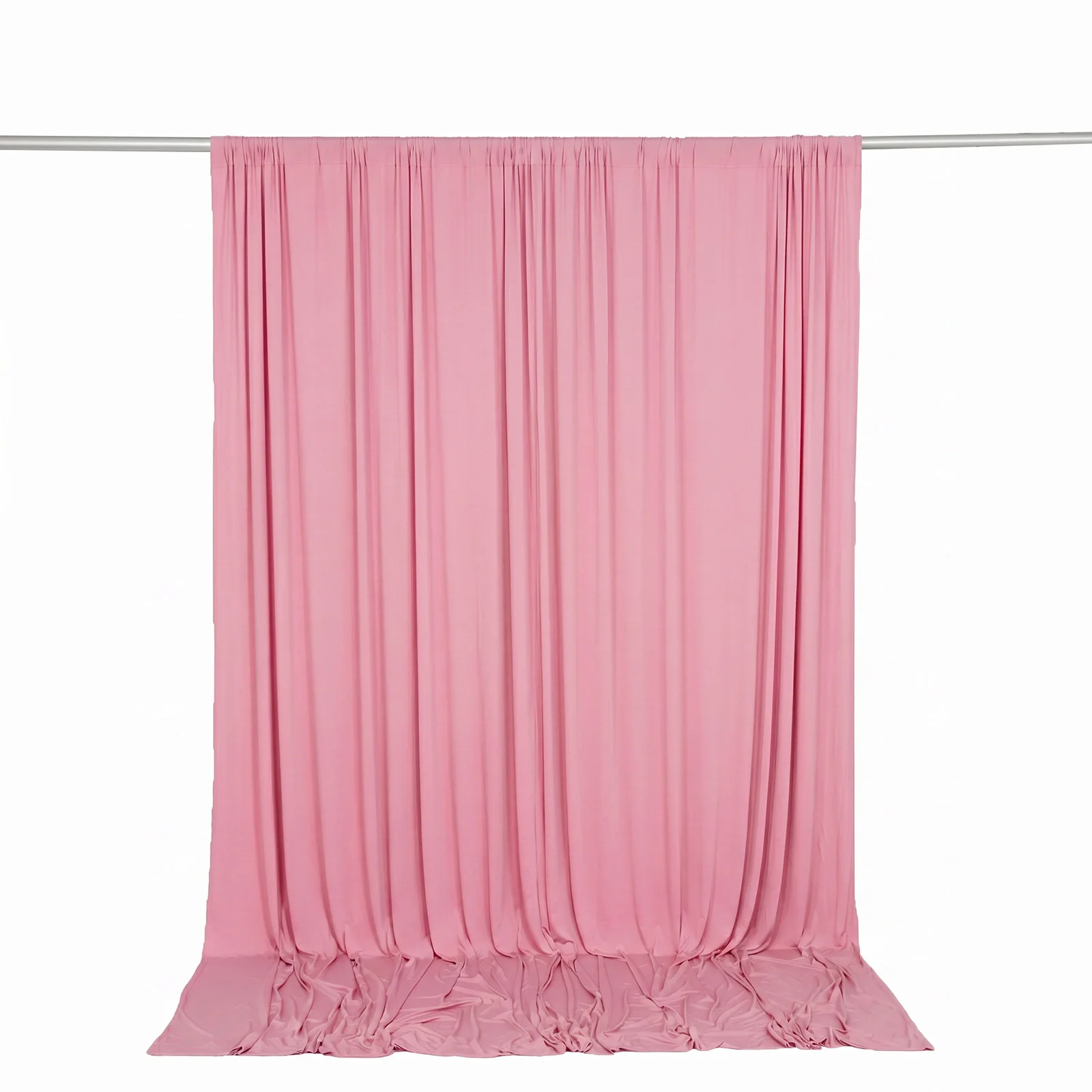 10ft x 10ft Spandex Backdrop Curtain Pink, 4-Way Stretch Wrinkle-Free Photo Booth Backdrop with Rod Pockets for Wedding & Events - Image 6