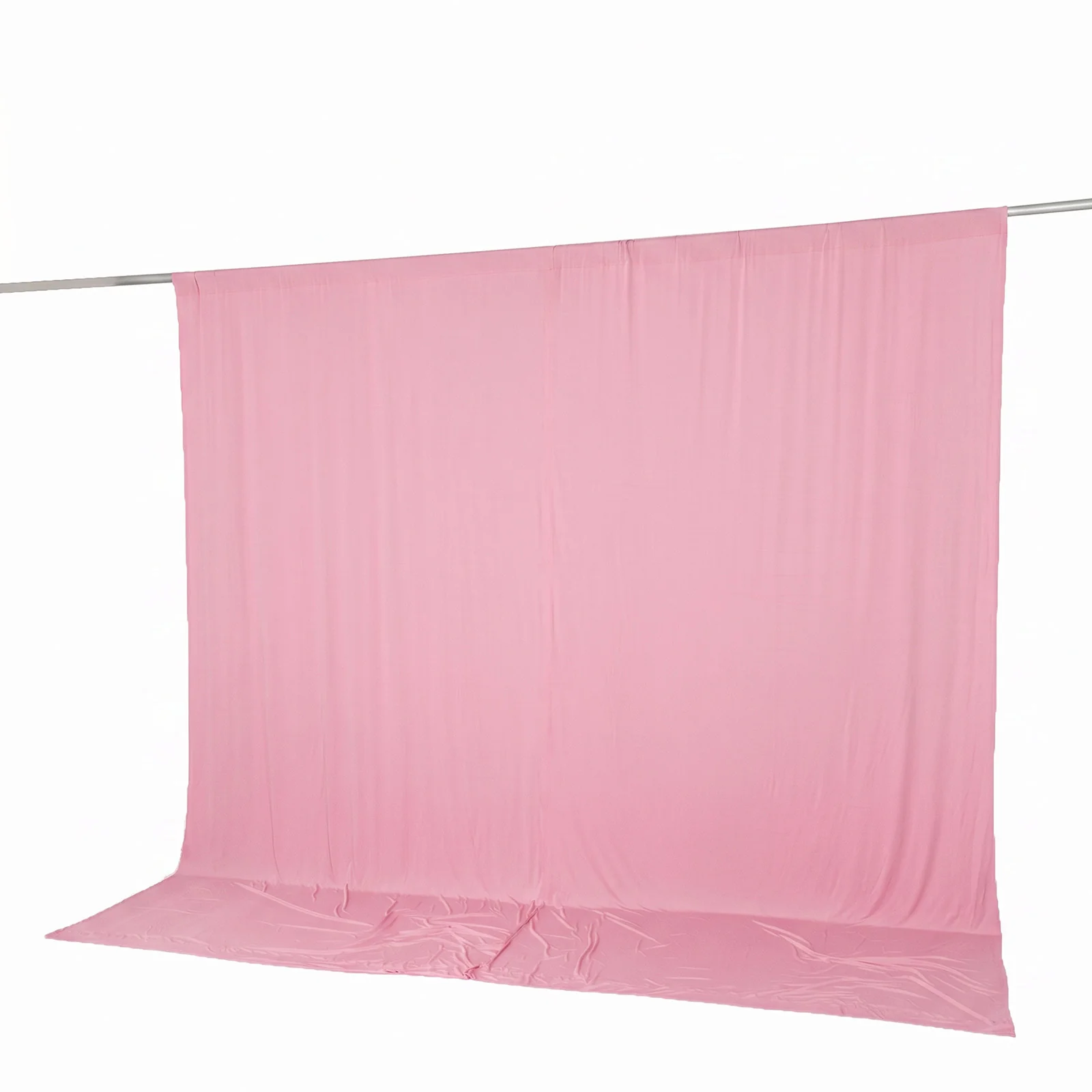 10ft x 10ft Spandex Backdrop Curtain Pink, 4-Way Stretch Wrinkle-Free Photo Booth Backdrop with Rod Pockets for Wedding & Events - Image 8