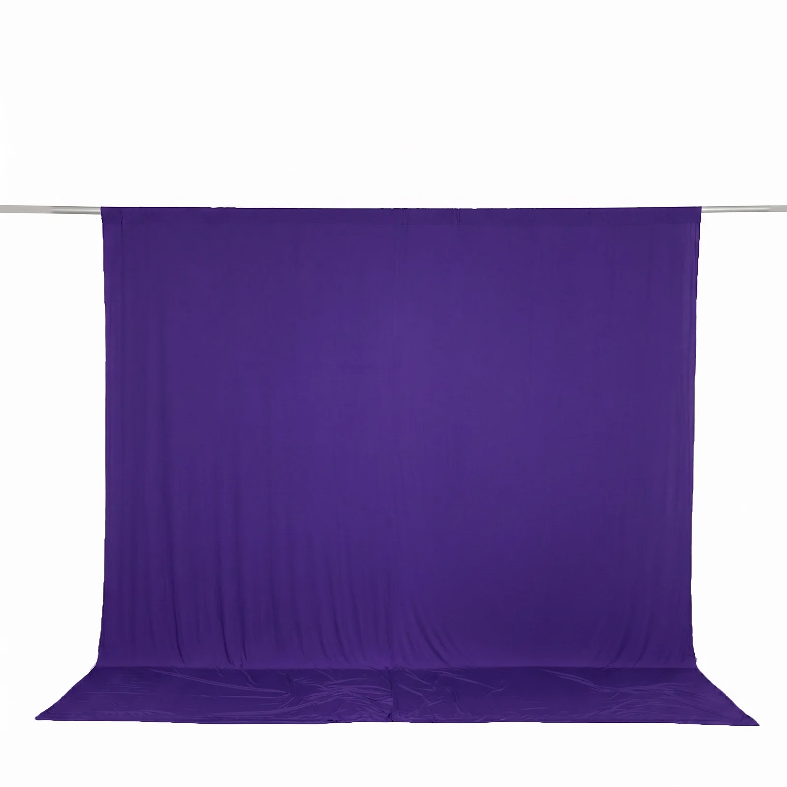 10ft x 10ft Spandex Backdrop Curtain Purple, 4-Way Stretch Wrinkle-Free Photo Booth Backdrop with Rod Pockets for Wedding & Events - Image 2