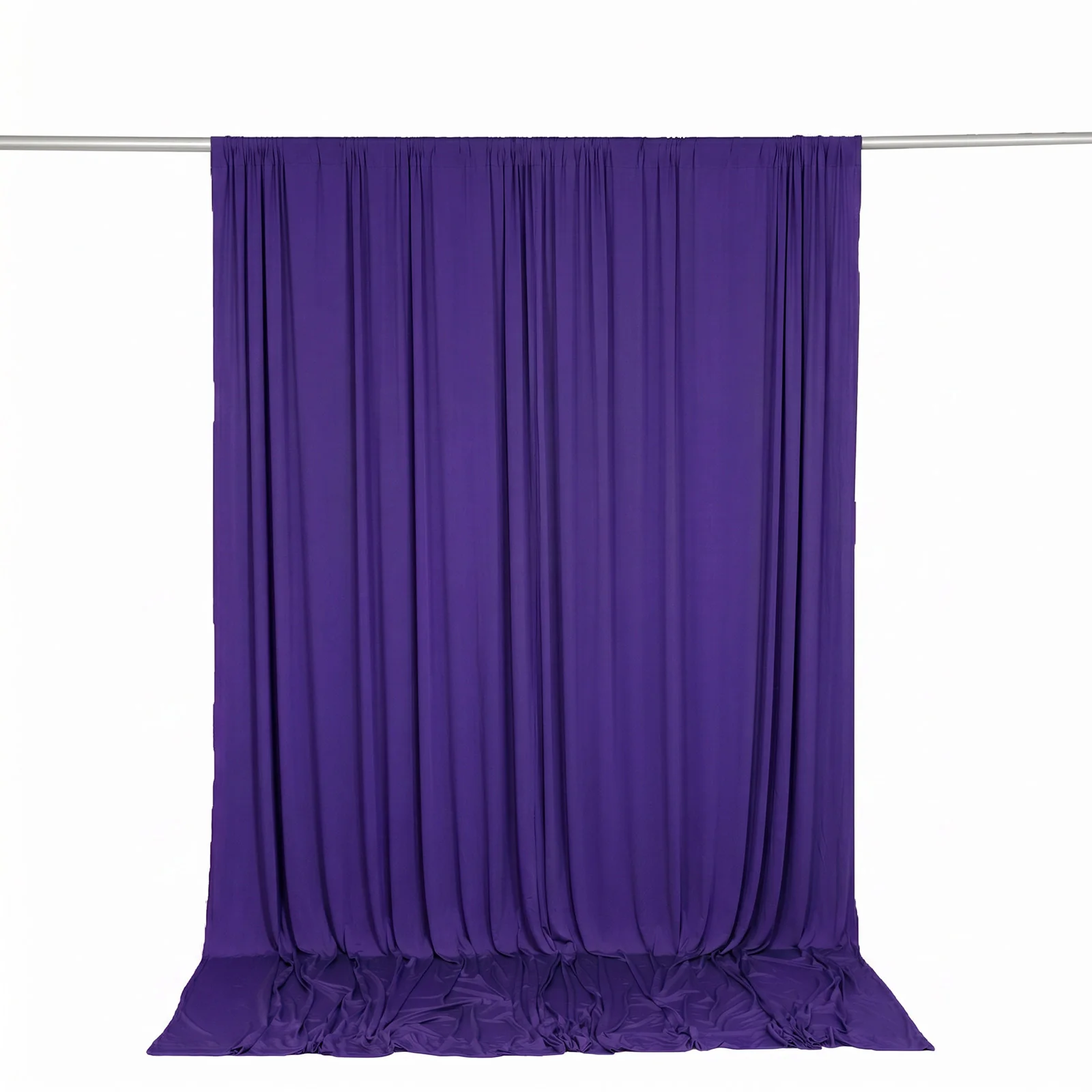 10ft x 10ft Spandex Backdrop Curtain Purple, 4-Way Stretch Wrinkle-Free Photo Booth Backdrop with Rod Pockets for Wedding & Events - Image 6