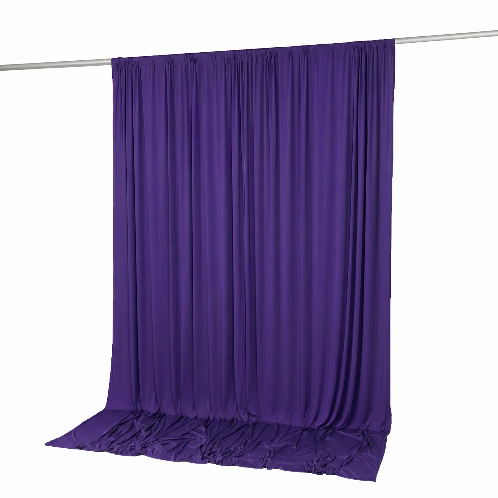 10ft x 10ft Spandex Backdrop Curtain Purple, 4-Way Stretch Wrinkle-Free Photo Booth Backdrop with Rod Pockets for Wedding & Events - Image 7