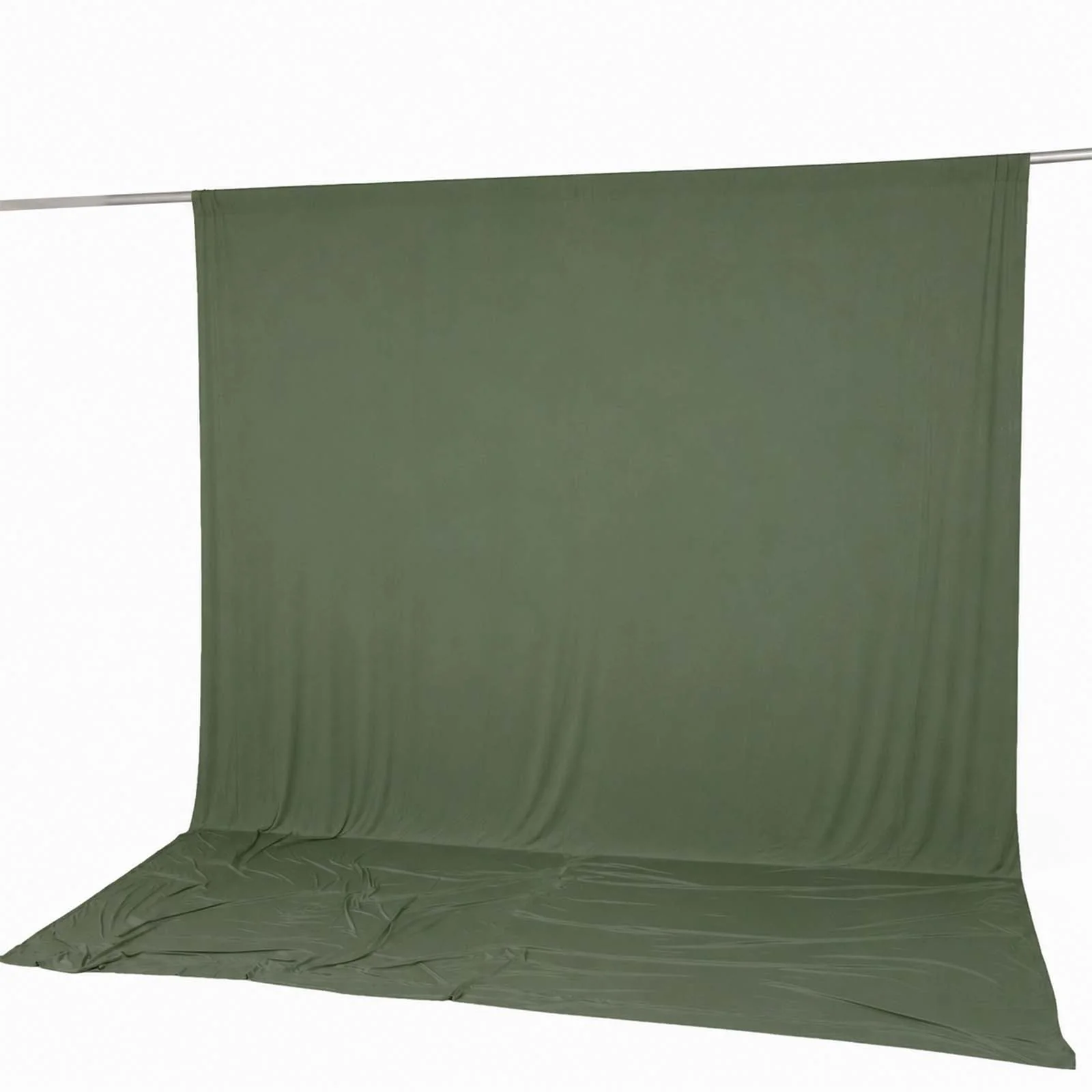 10ft x 12ft Spandex Backdrop Curtain Dusty Sage Green, 4-Way Stretch Wrinkle-Free Photo Booth Backdrop with Rod Pockets for Wedding & Events - Image 6
