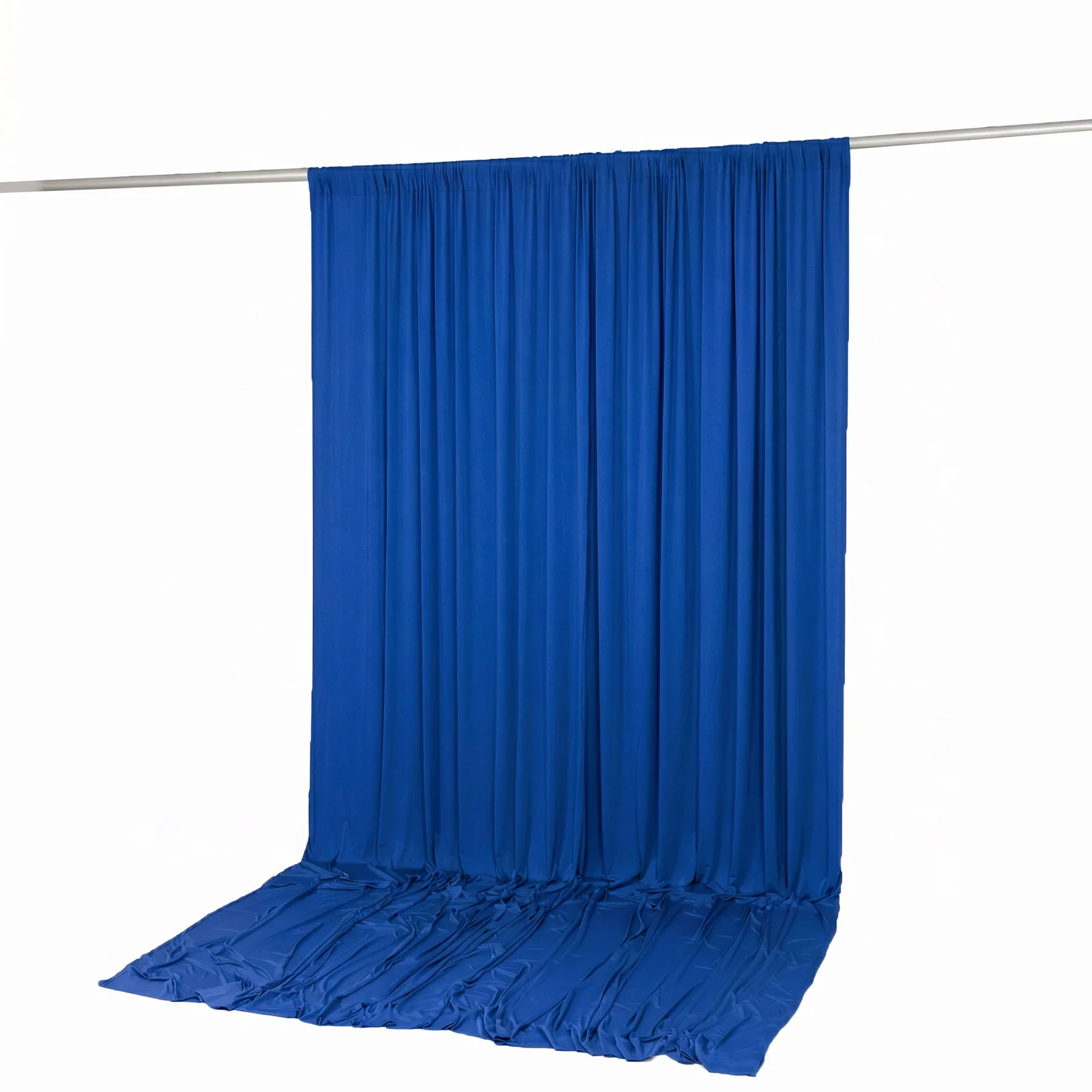 10ft x 12ft Spandex Backdrop Curtain Royal Blue, 4-Way Stretch Wrinkle-Free Photo Booth Backdrop with Rod Pockets for Wedding & Events - Image 5