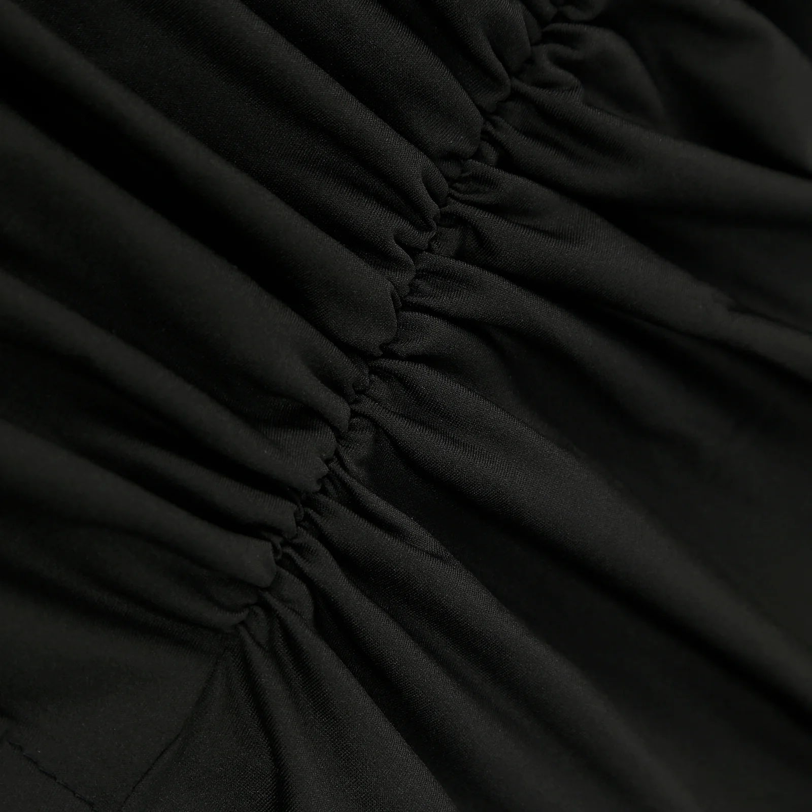 Spandex Folding Chair Cover Black with Ruched Swag Back and Foot Pockets – Fitted Stretch Slipcover - Image 7