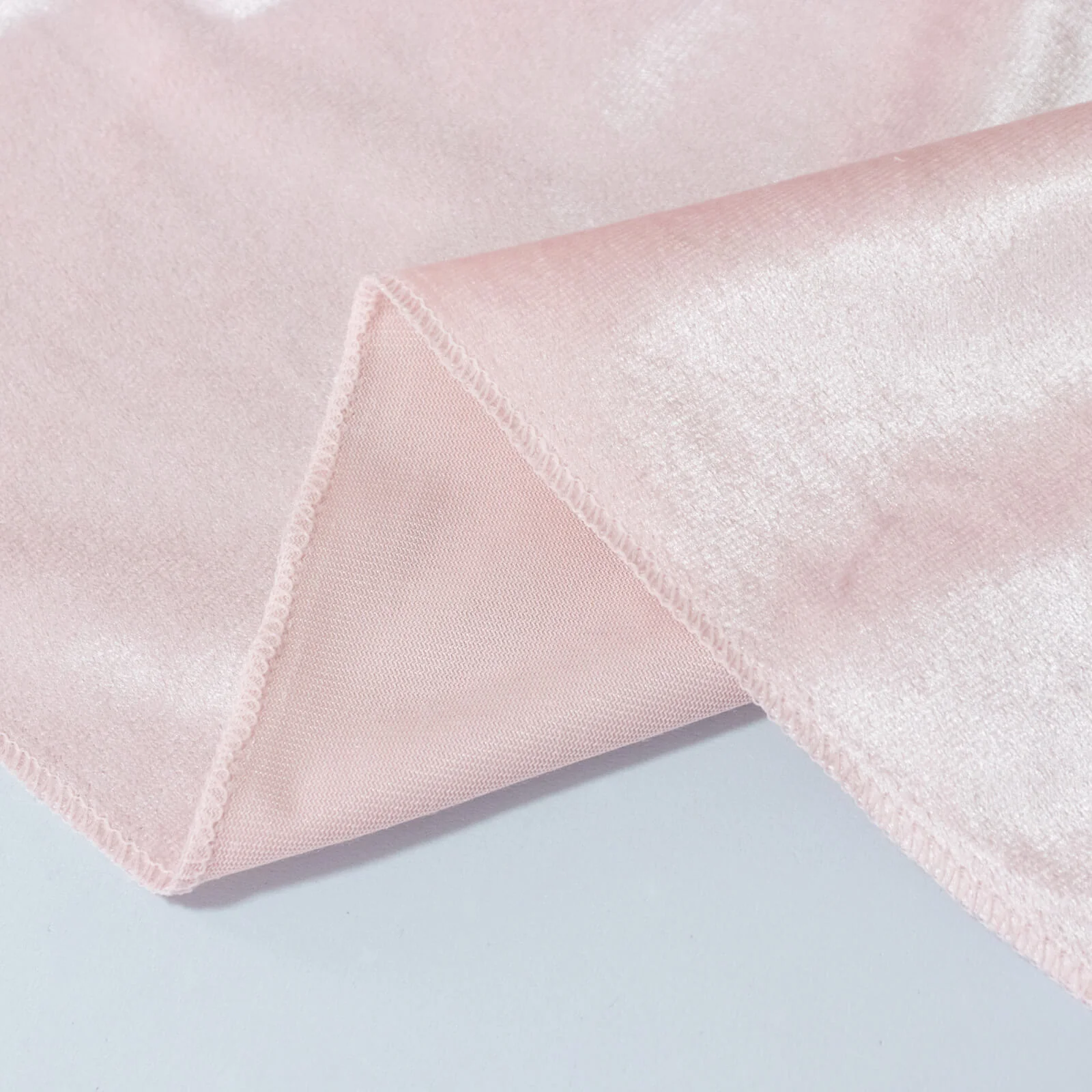 Premium Velvet 132" Round Tablecloth Blush - Reusable & Soft Table Cover - Image 6