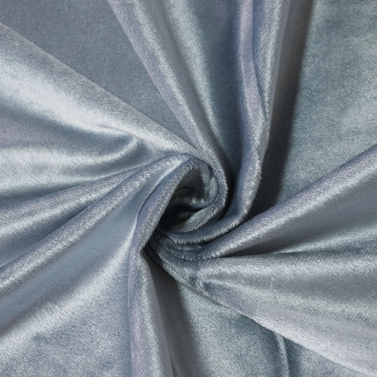 Premium Velvet 132" Round Tablecloth Dusty Blue - Reusable & Soft Table Cover - Image 8