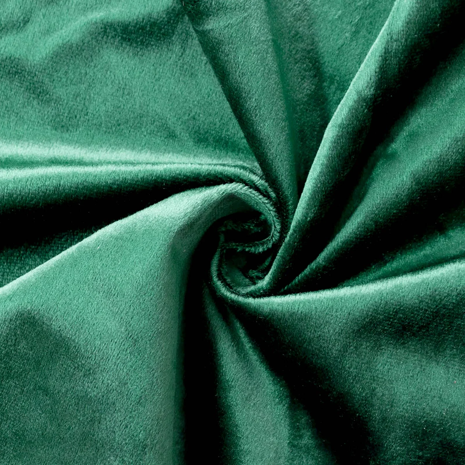Premium Velvet 132" Round Tablecloth Hunter Emerald Green - Reusable & Soft Table Cover - Image 8