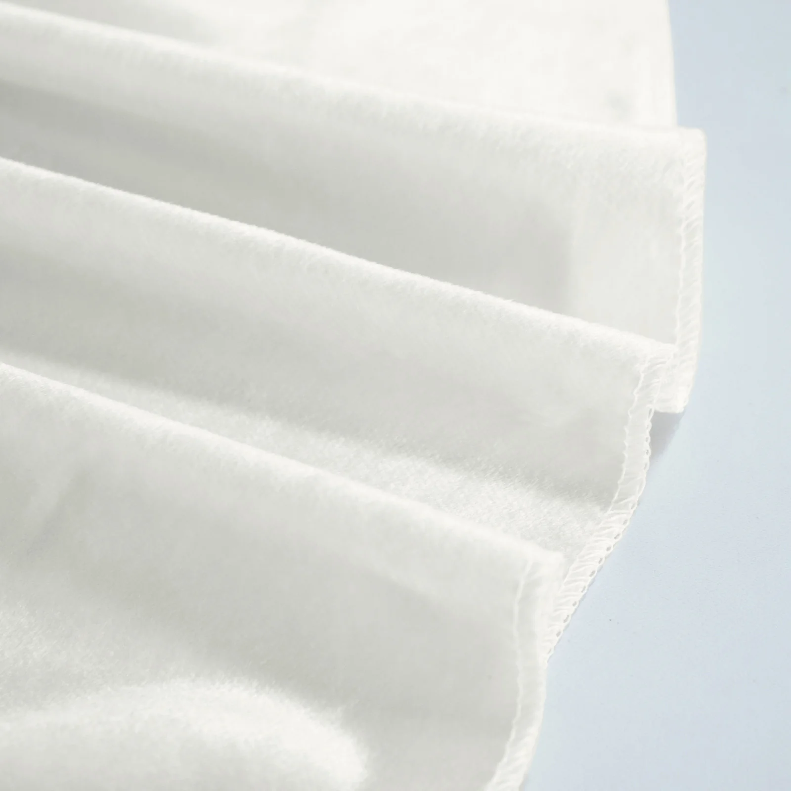 Premium Velvet 132" Round Tablecloth Ivory - Reusable & Soft Table Cover - Image 7