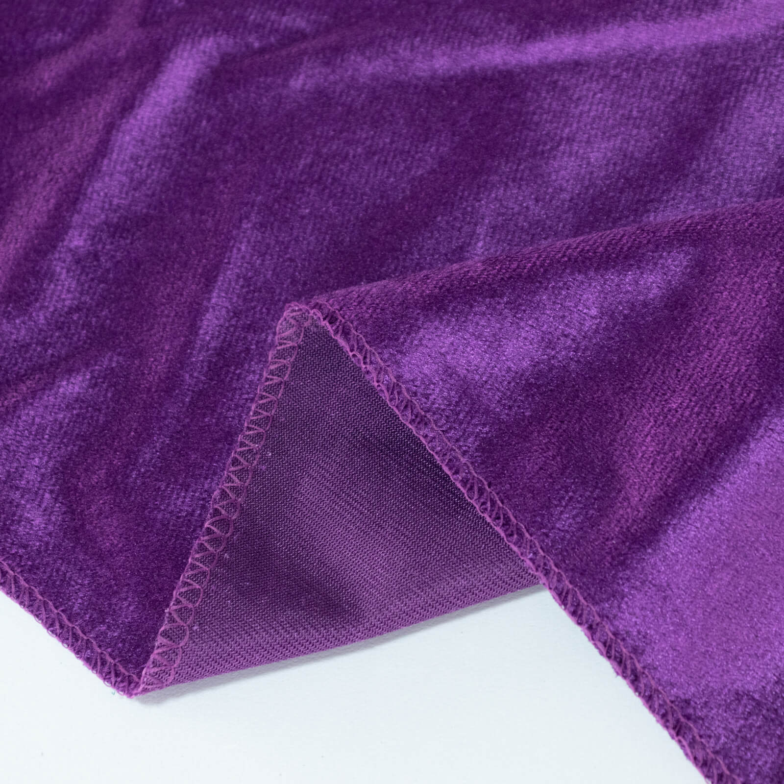 Premium Velvet 132" Round Tablecloth Purple - Reusable & Soft Table Cover - Image 6