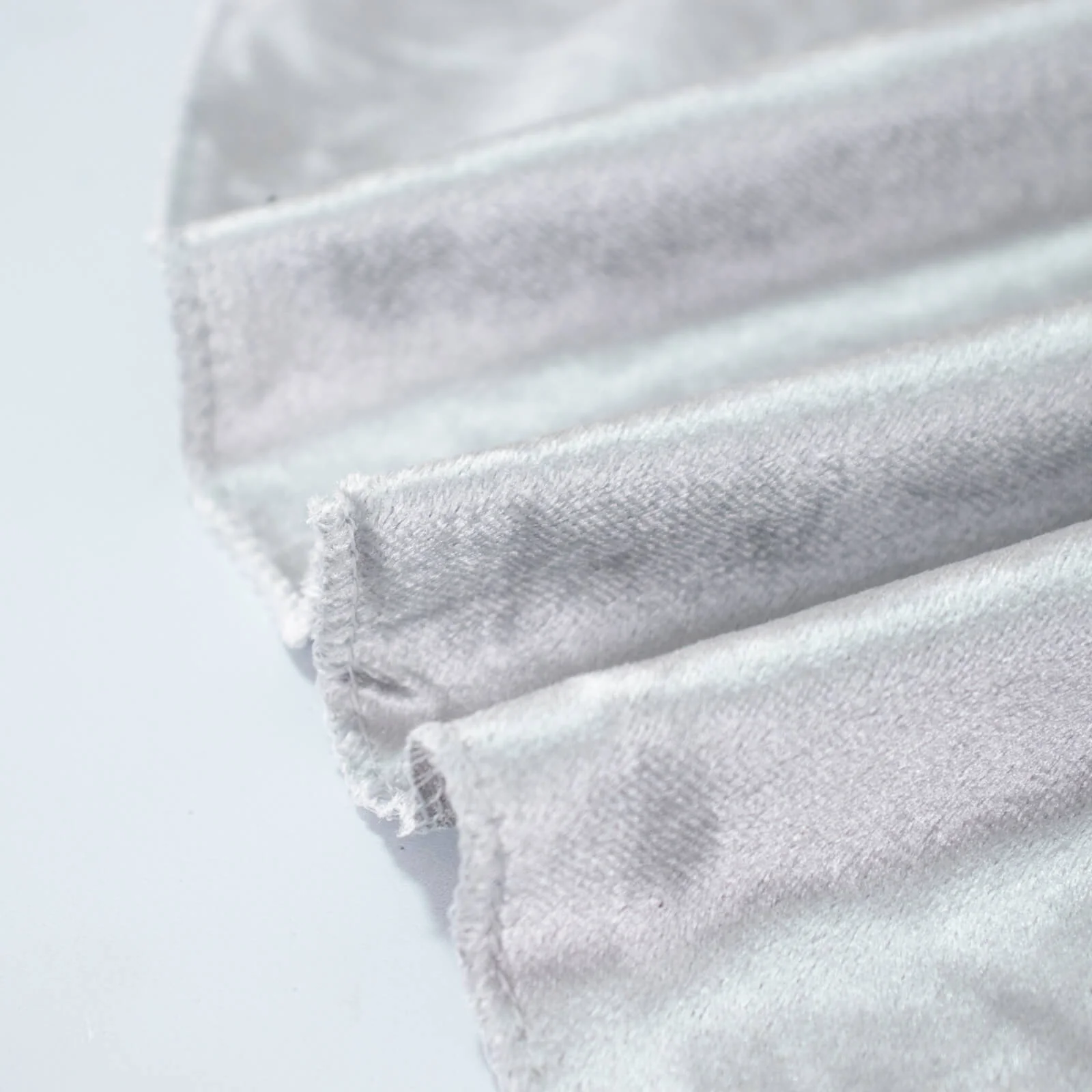Premium Velvet 132" Round Tablecloth Silver - Reusable & Soft Table Cover - Image 7