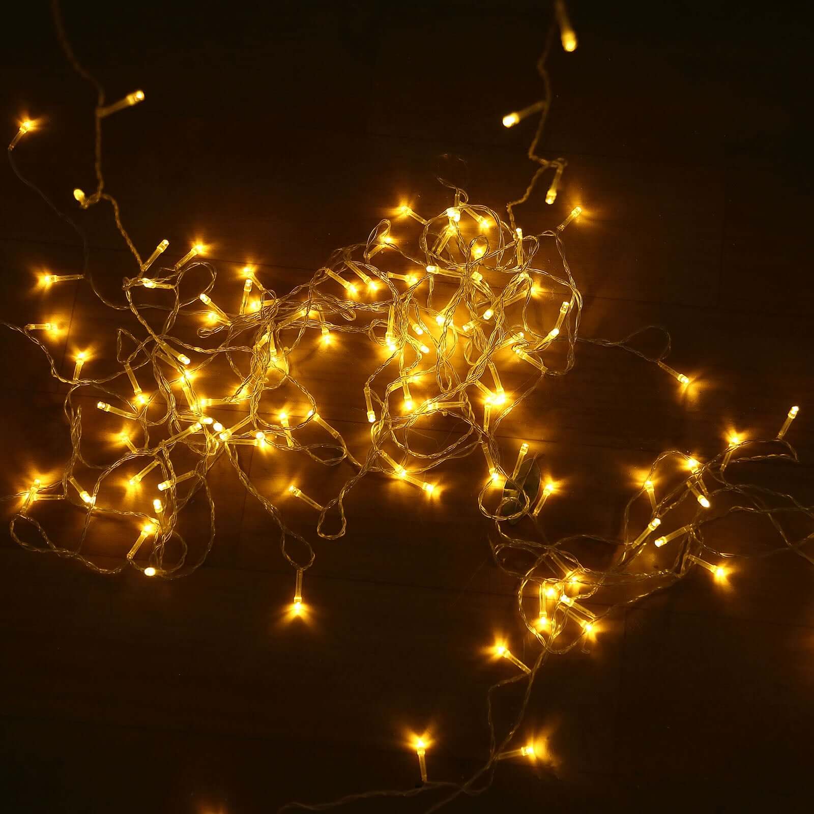 10ftx20ft Warm White 600 LED Curtain String Lights with 8 Modes & Inline Memory Controller, Plug In Connectable Fairy Lights - Image 7